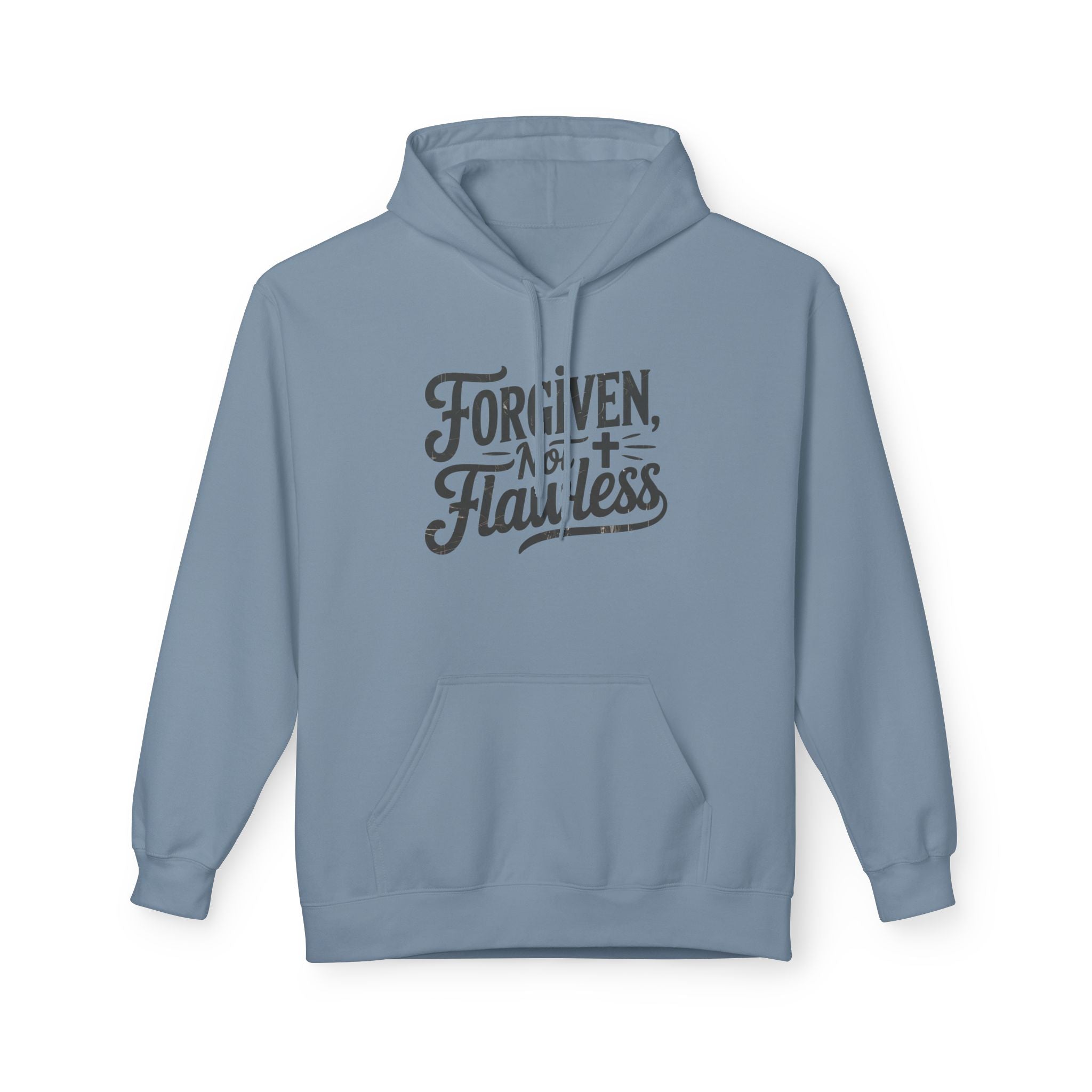 Forgiven Not Flawless Hoodie — Christian Faith Graphic Hoodie
