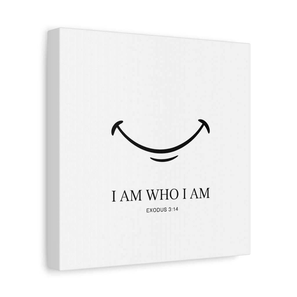 "I Am Who I Am" Exodus 3:14 Matte Canvas