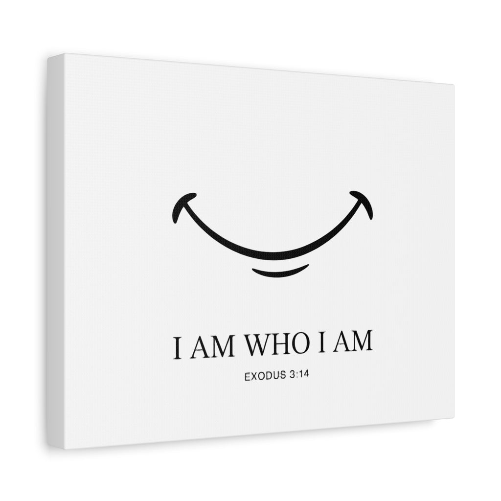 "I Am Who I Am" Exodus 3:14 Matte Canvas