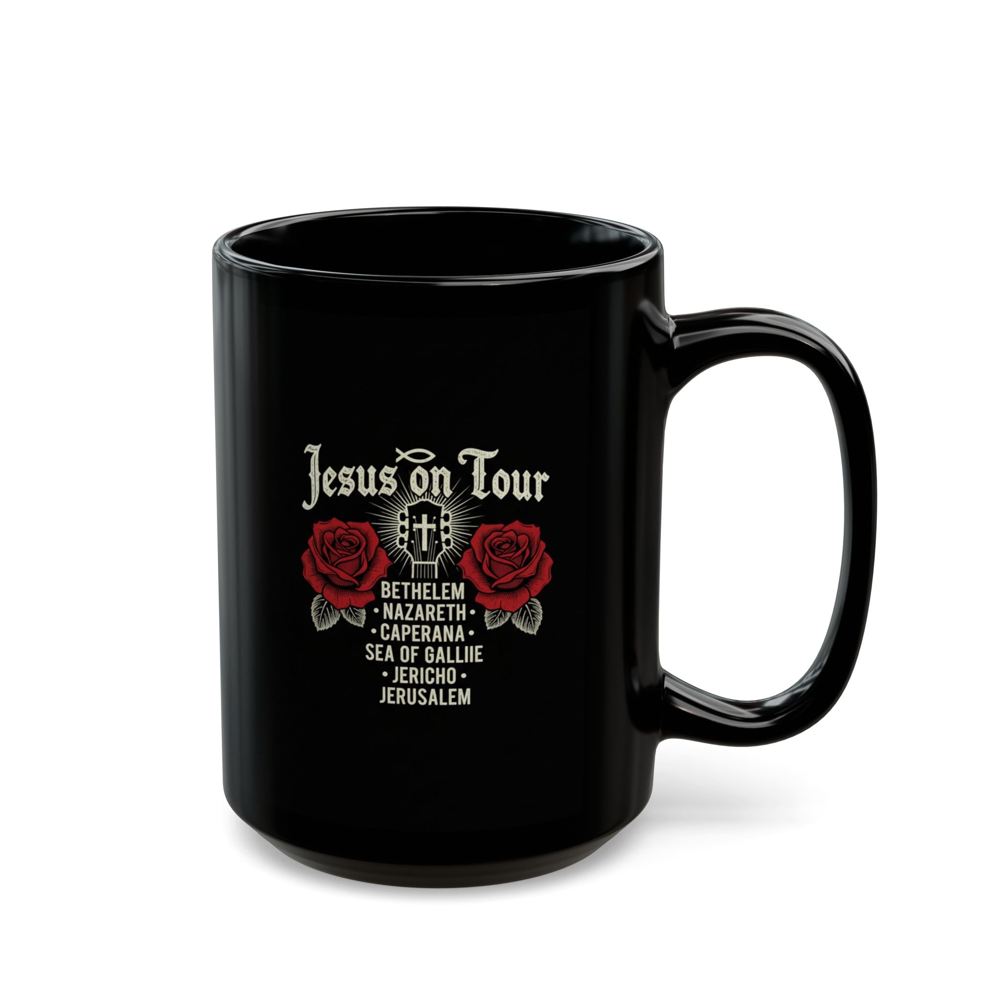 Jesus On Tour – Rock ’n’ Roll Inspirational Mug