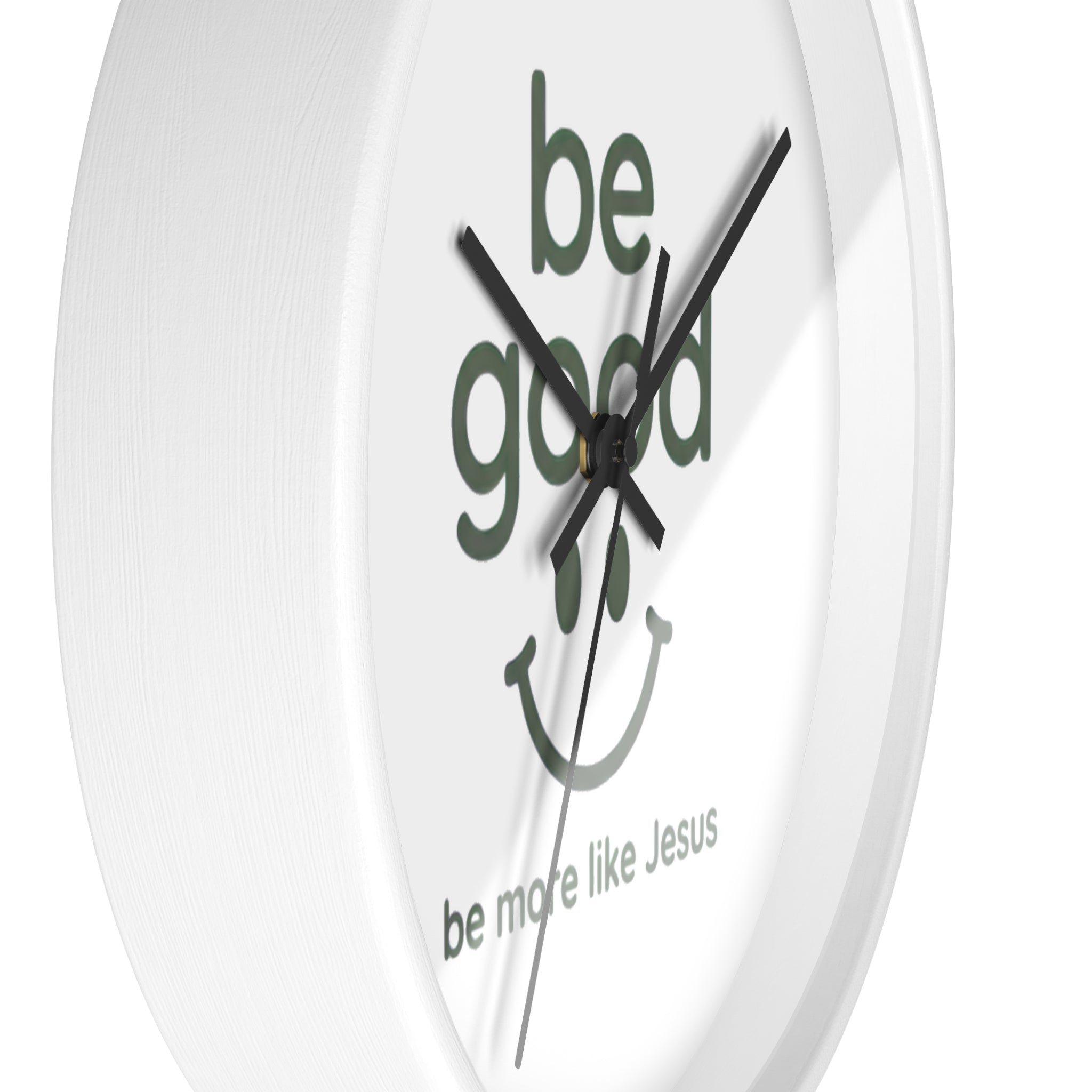 Wall Clock — “Be Good” Christian Inspirational Clock (Be More Like Jesus)