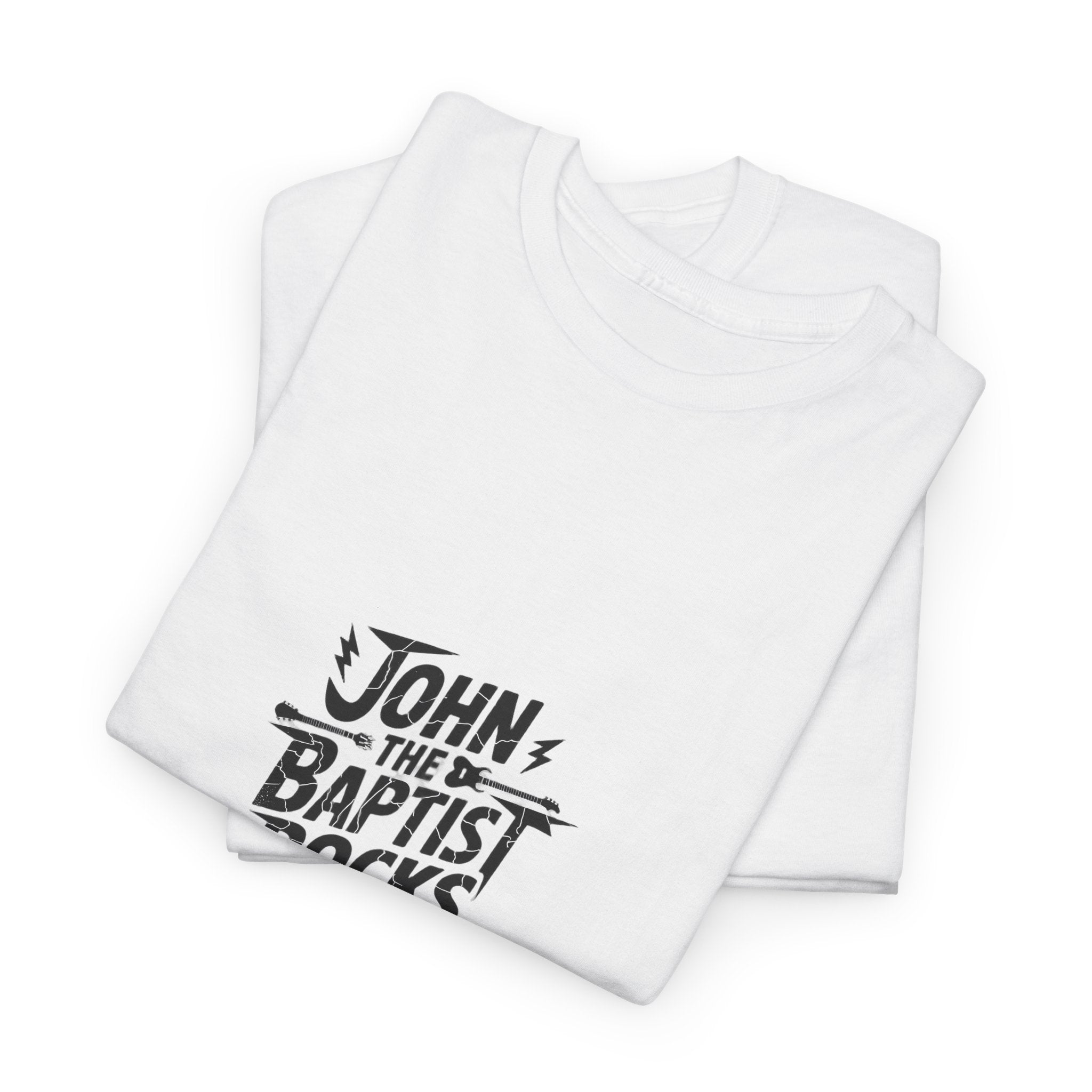 John the Baptist Rocks T-Shirt — Rock ’n’ Roll Christian Tee