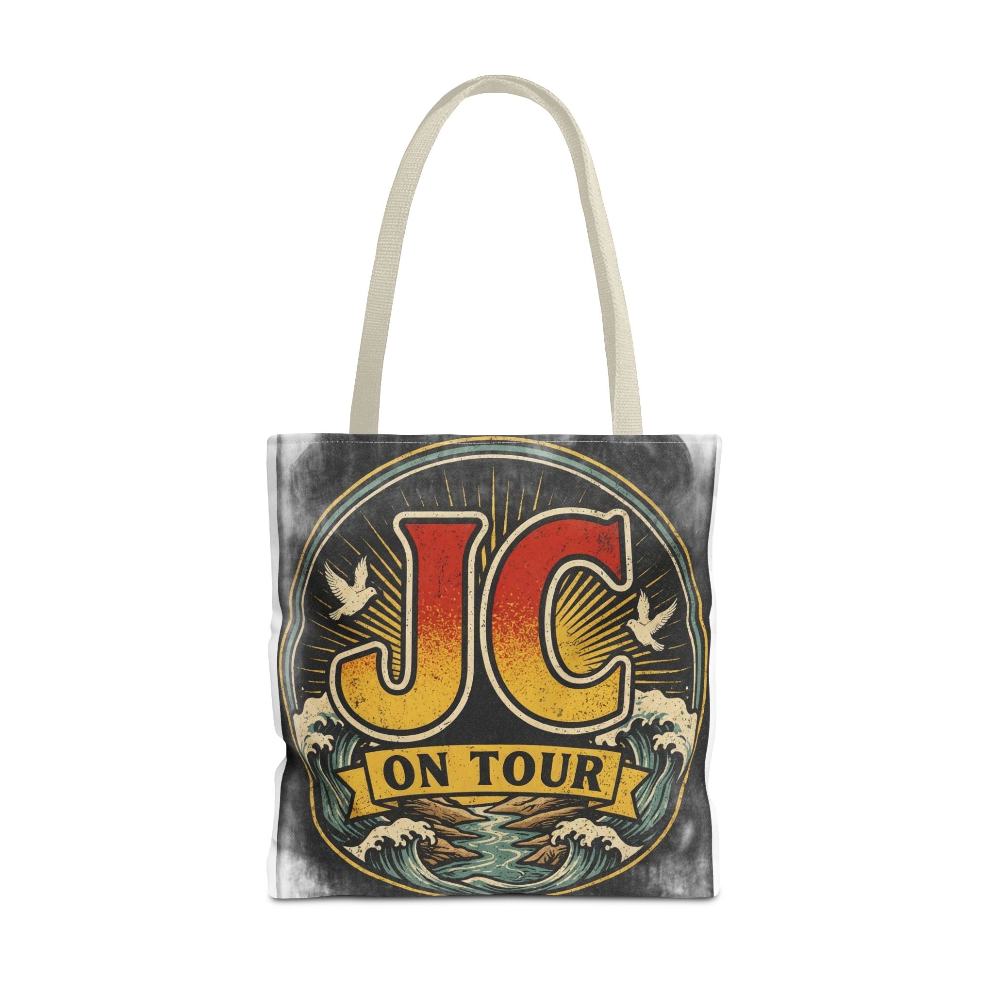 JC On Tour Vintage Graphic Tote Bag