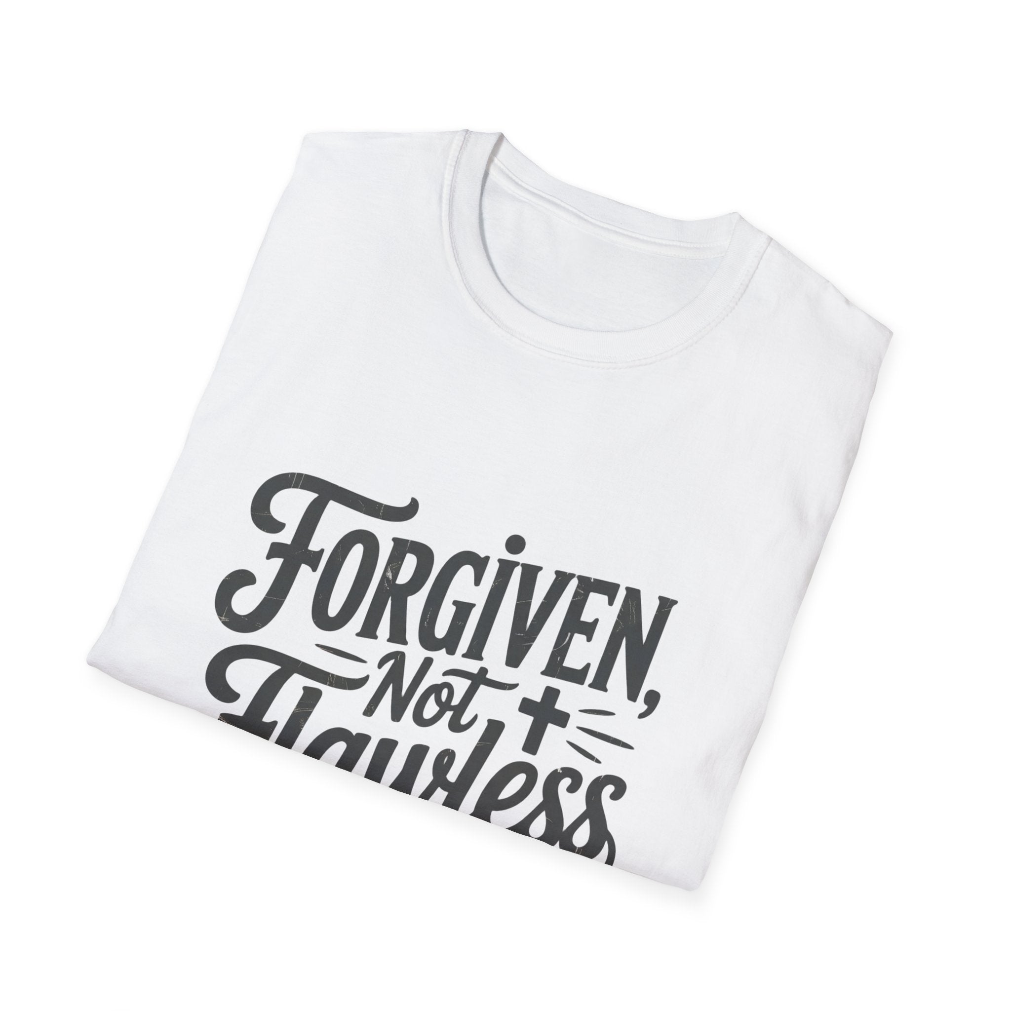 Forgiven Not Flawless T-Shirt – Faith Over Perfection