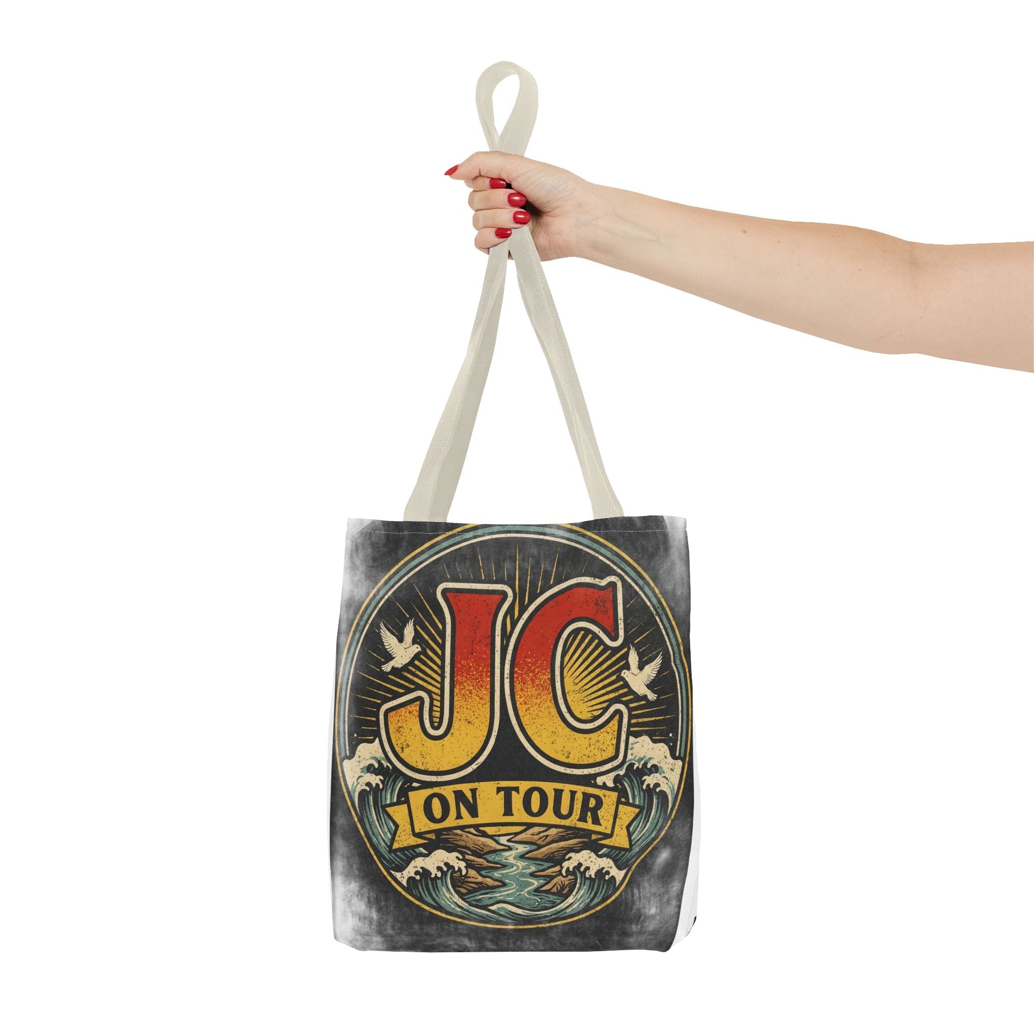 JC On Tour Vintage Graphic Tote Bag