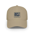 Built Different Baseball Cap — Low Profile Red Dad Hat with 'Built Different' Patch