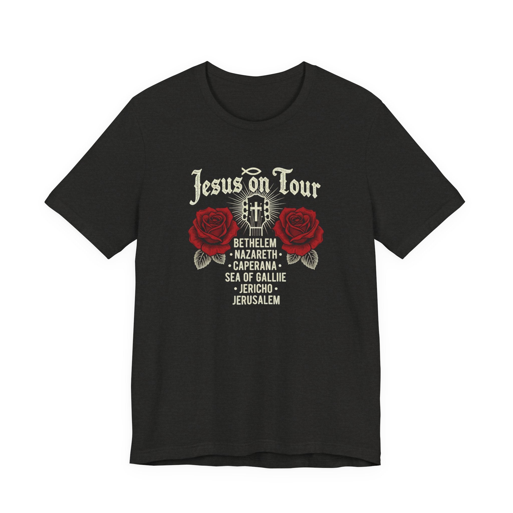 Jesus On Tour – Rock ’n’ Roll T-Shirt