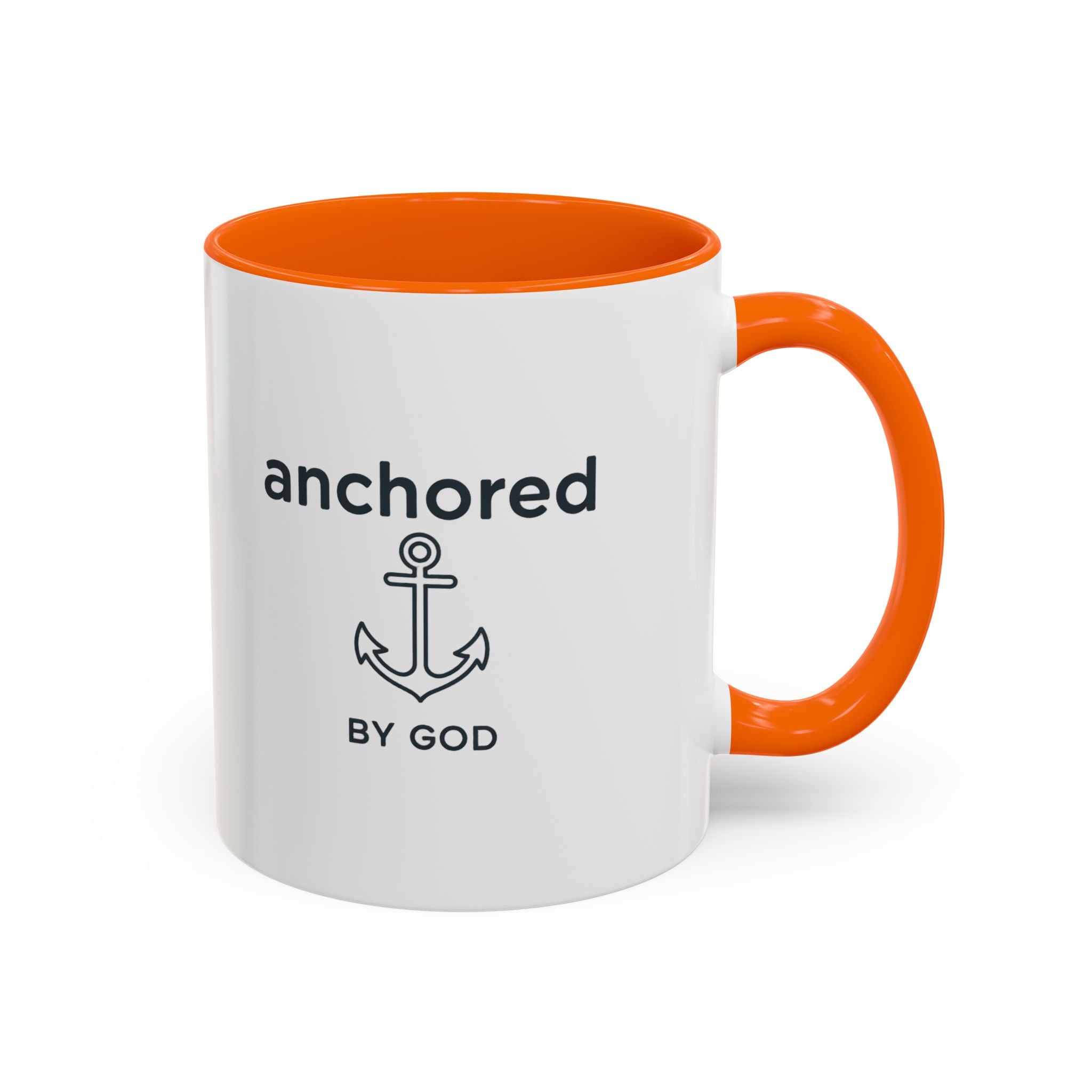 Sip & Smile anchored by God – Inspirational Mug