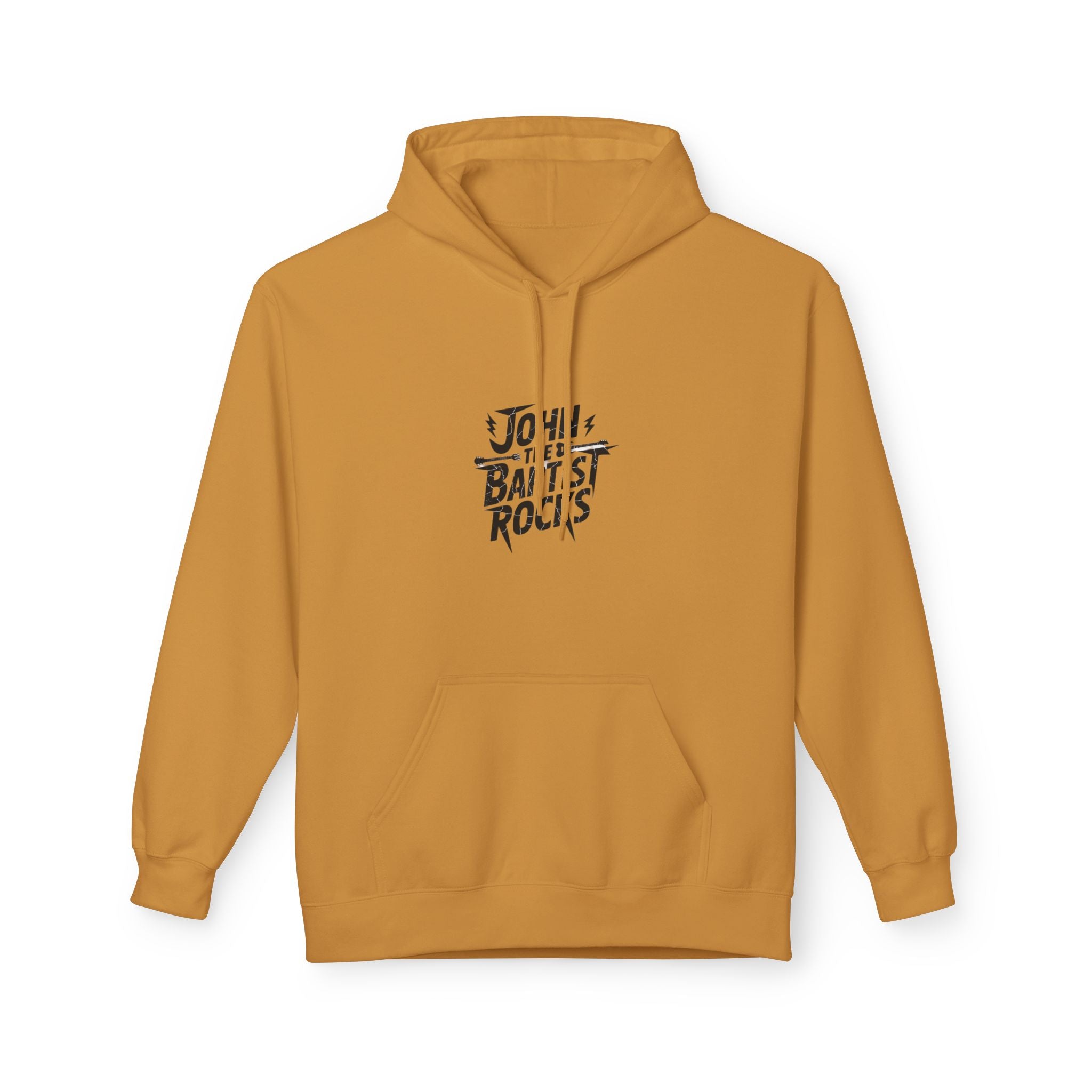 John the Baptist Rocks Hoodie — Christian Faith Graphic Pullover