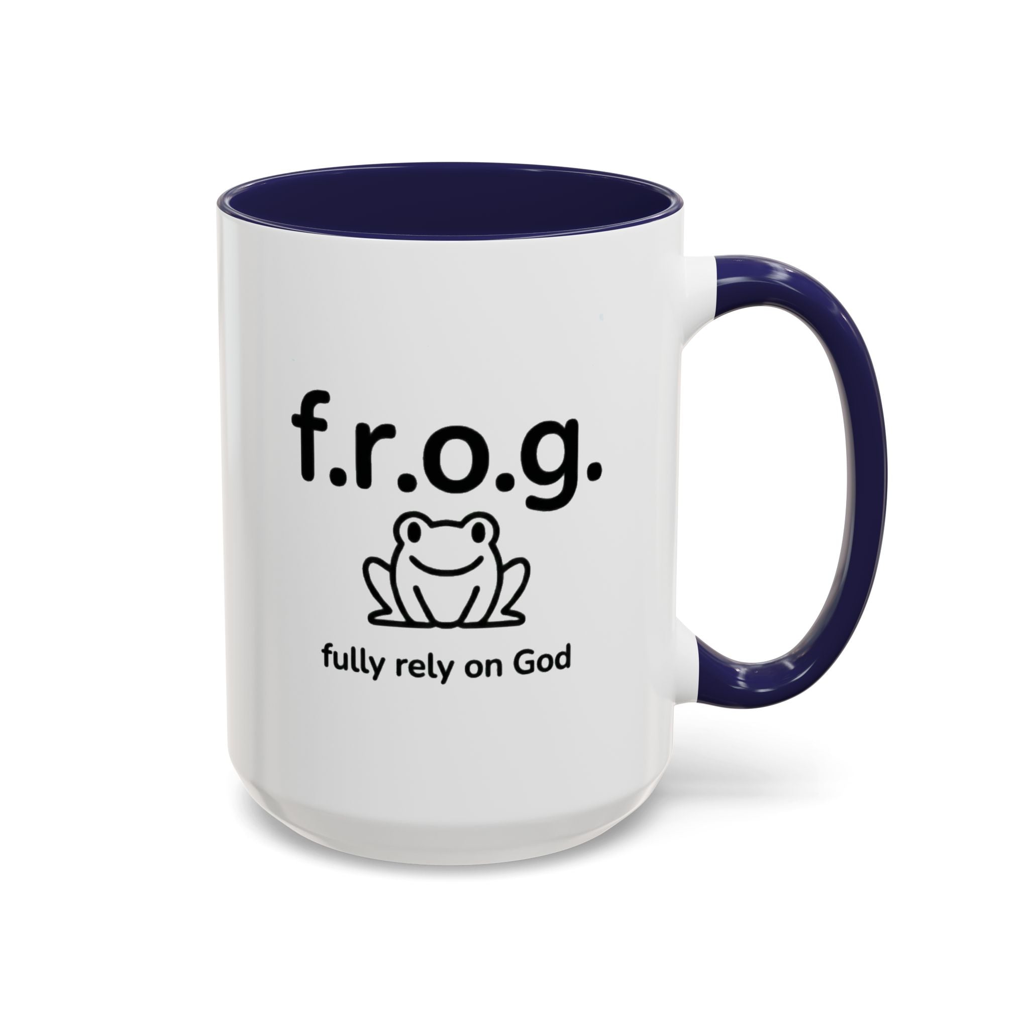 Sip, Smile & Fully Rely on God  – FROG Inspirational Mug