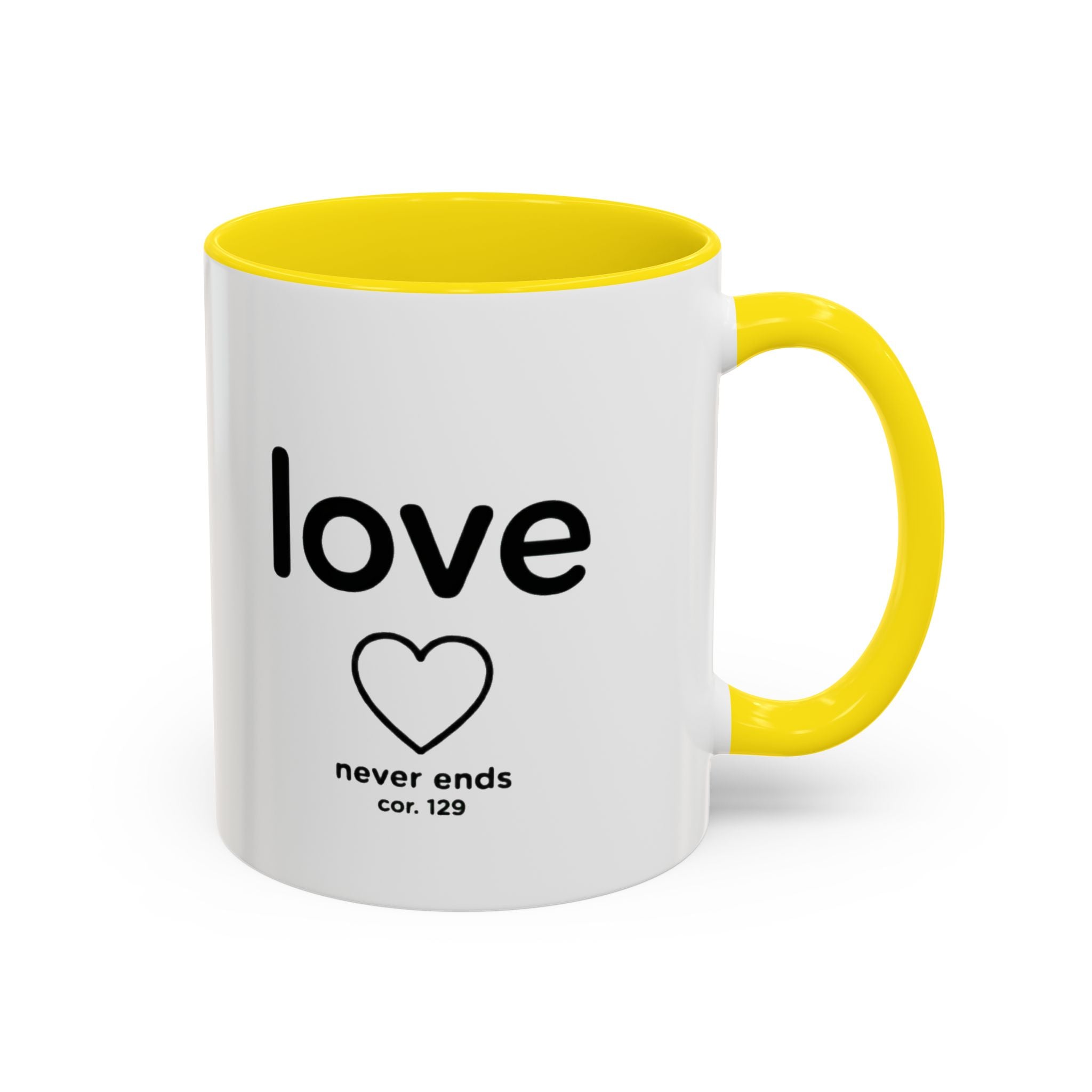 Sip & Smile Love never ends – Inspirational Mug