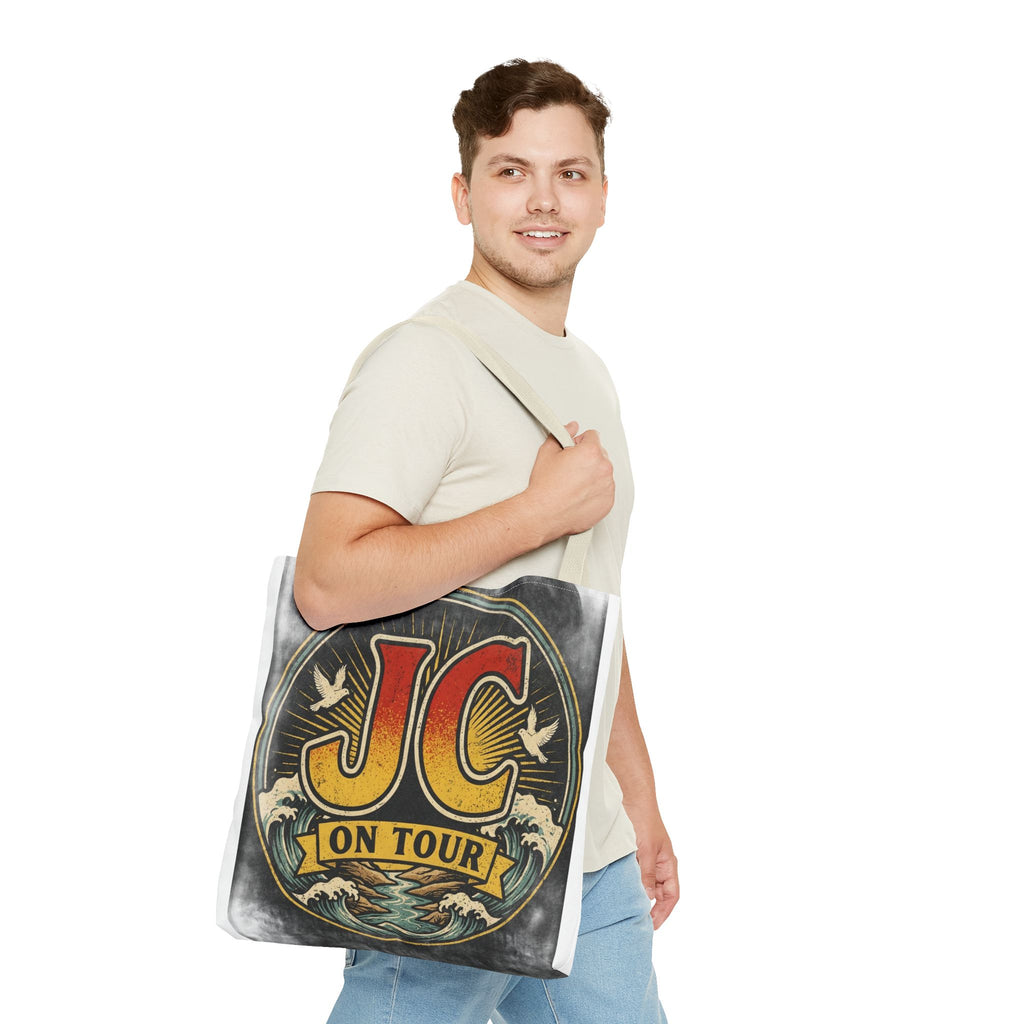 JC On Tour Vintage Graphic Tote Bag