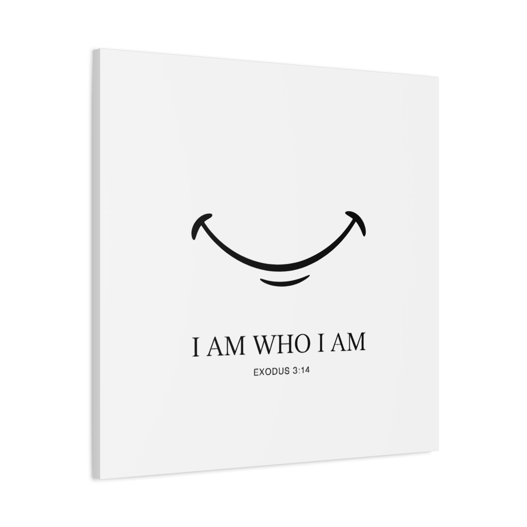 "I Am Who I Am" Exodus 3:14 Matte Canvas