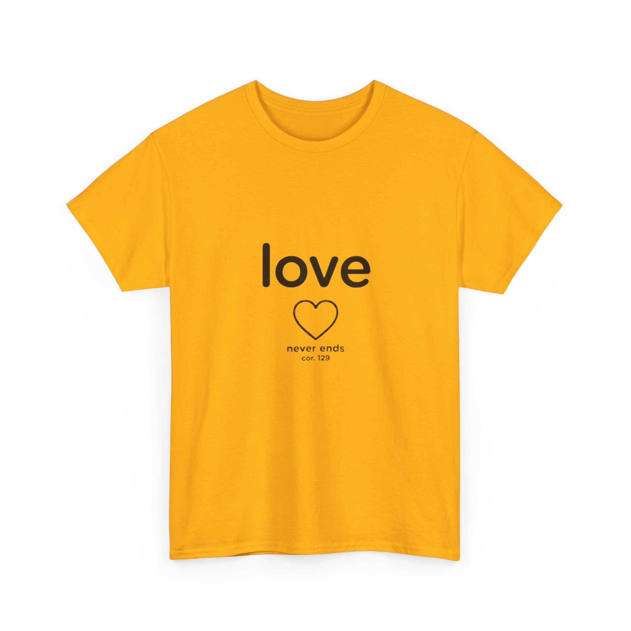 Love Never Ends - Christian Scripture T-Shirt