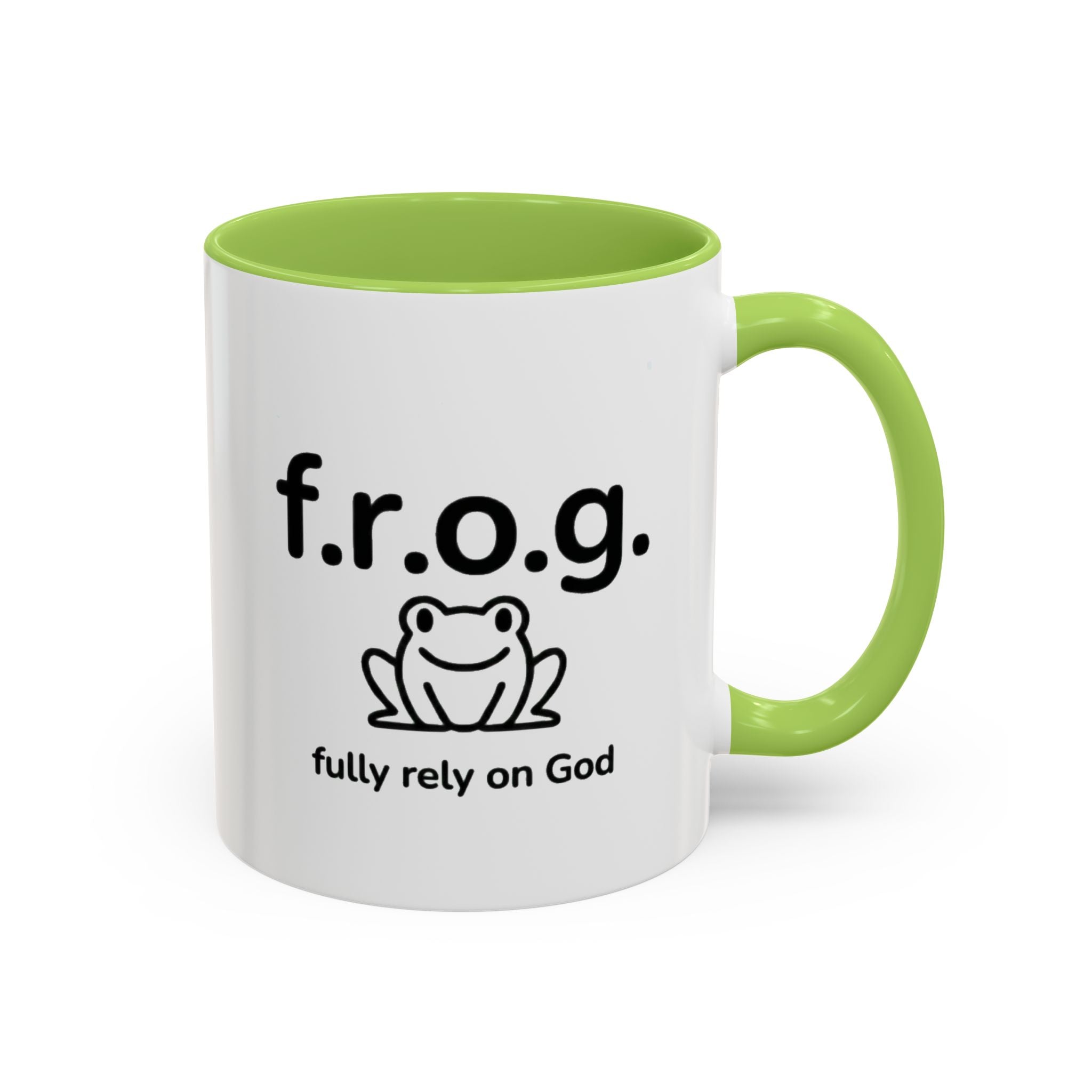 Sip, Smile & Fully Rely on God  – FROG Inspirational Mug