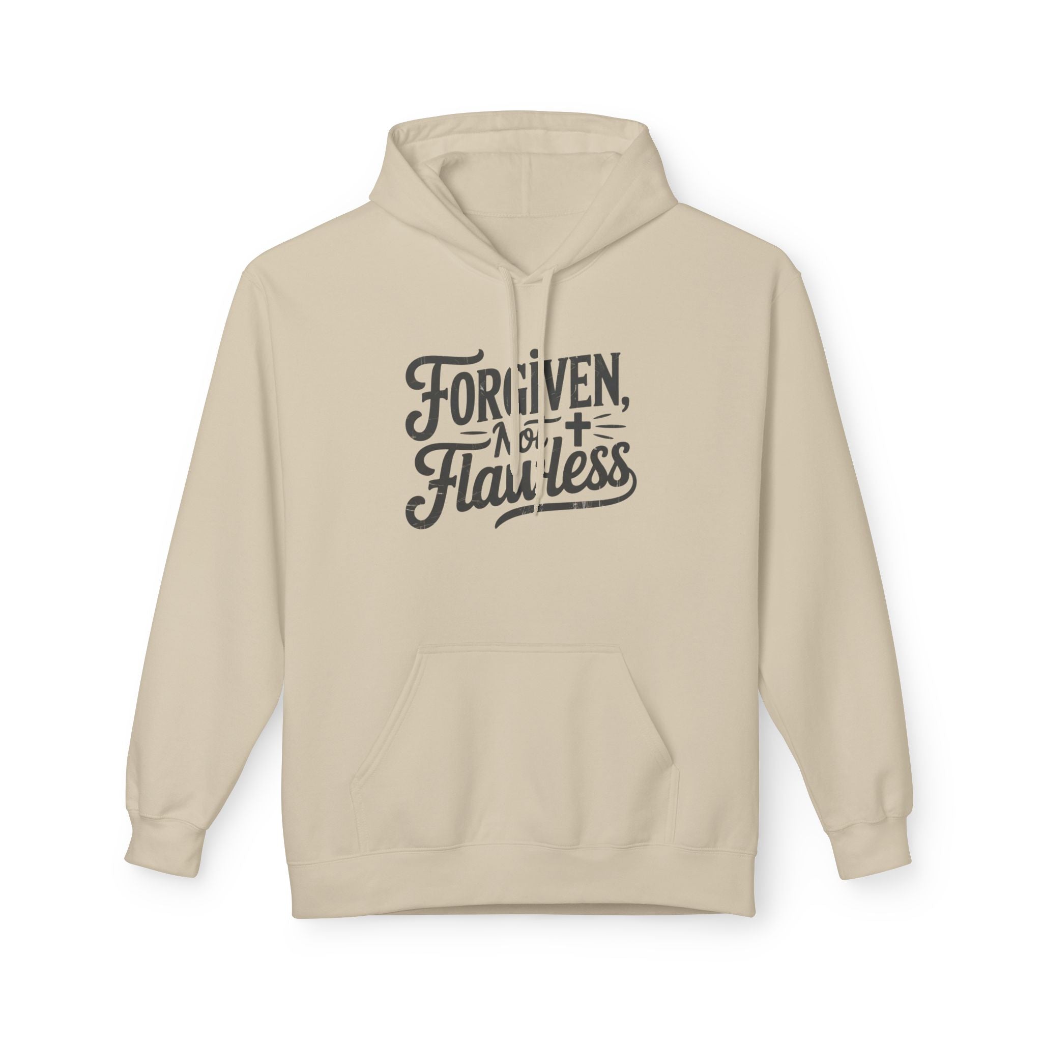 Forgiven Not Flawless Hoodie — Christian Faith Graphic Hoodie