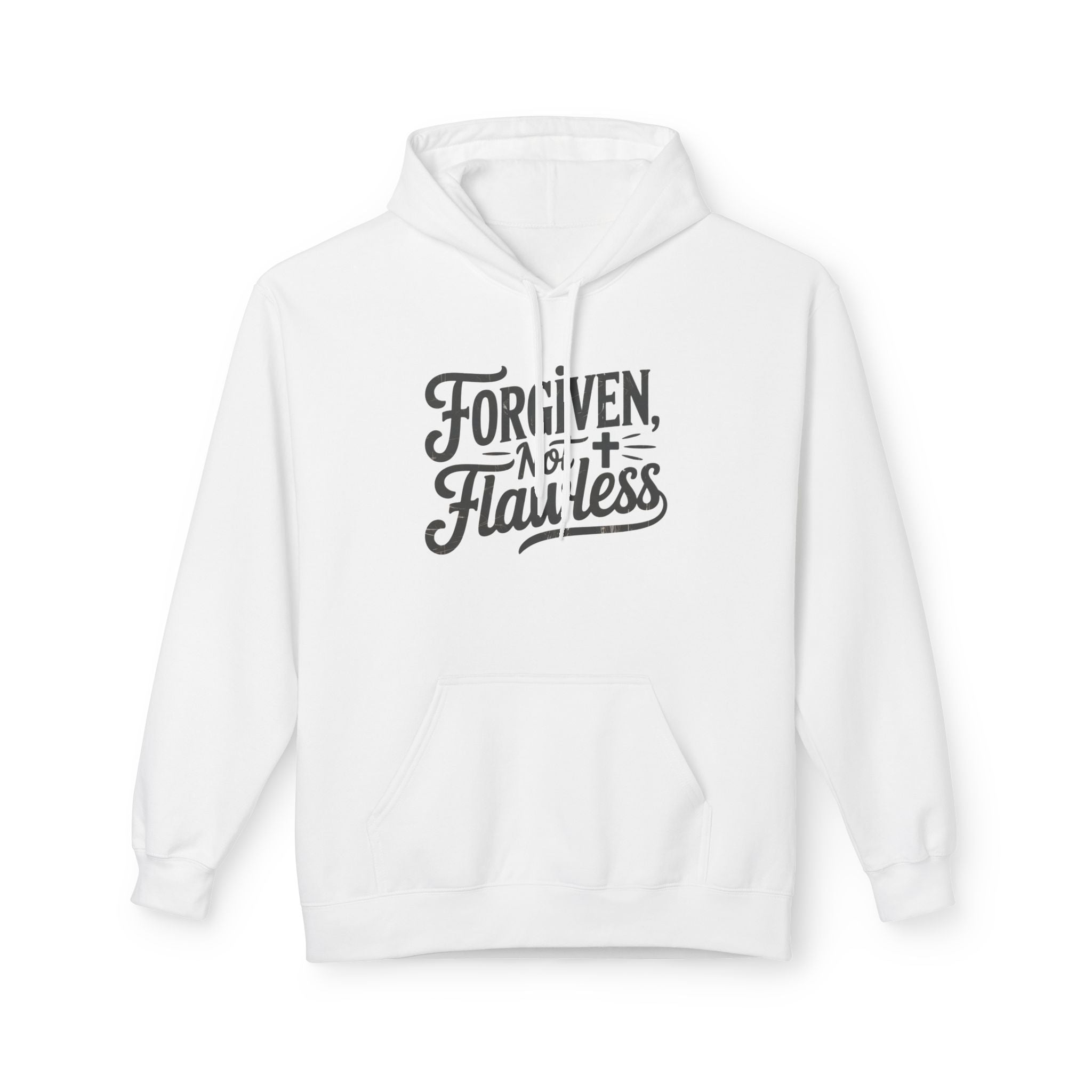 Forgiven Not Flawless Hoodie — Christian Faith Graphic Hoodie