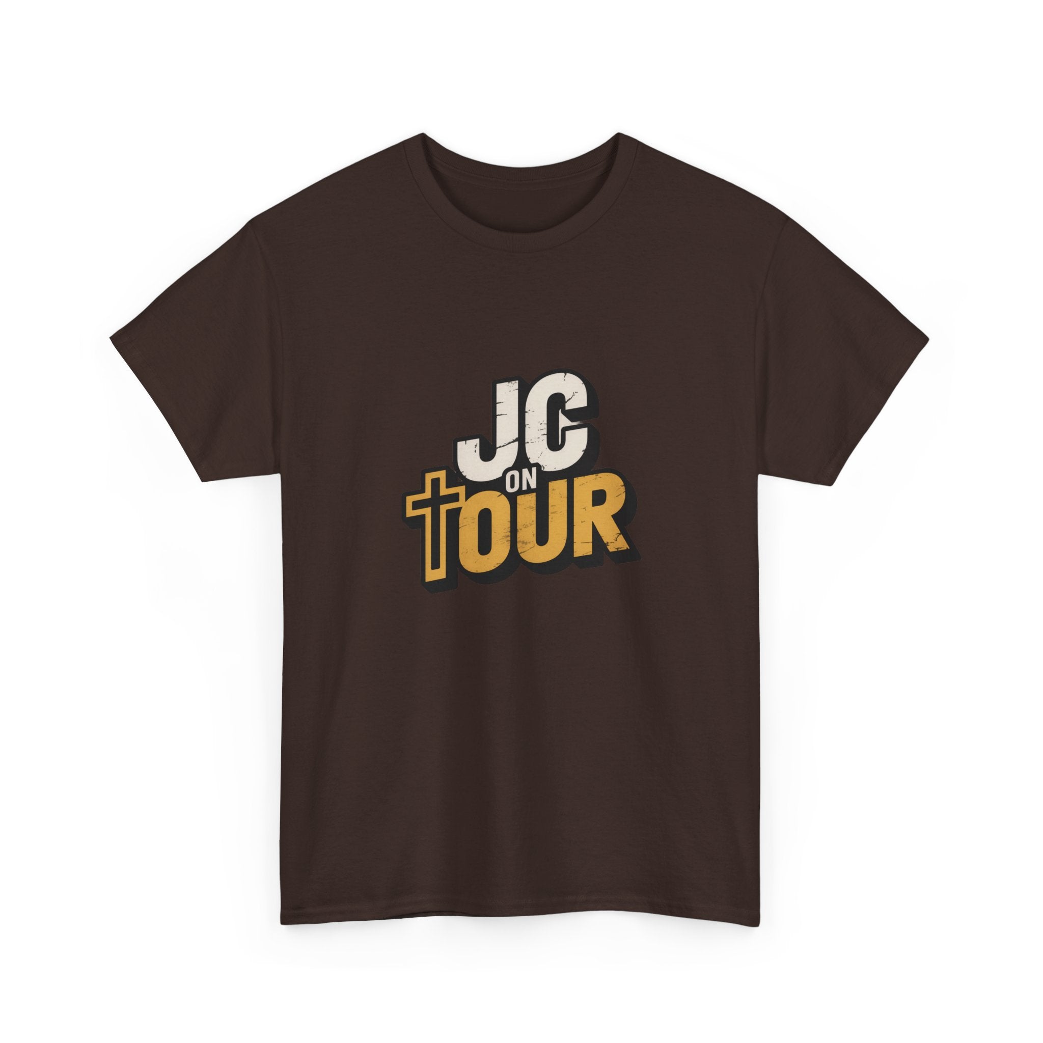 JC On Tour Christian T-Shirt — Funny Jesus Tee for Faith-Based Gifts