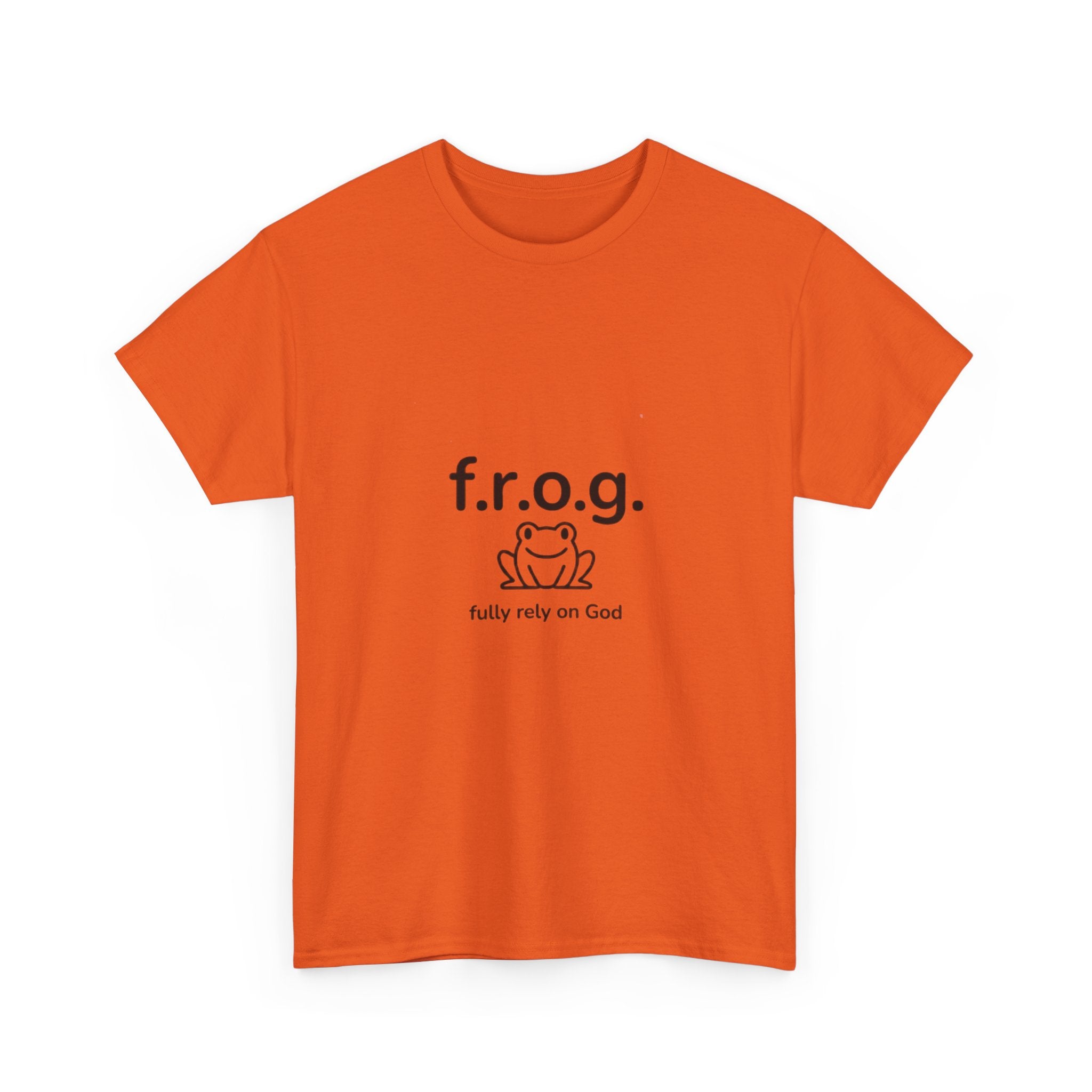 Fully Rely On God (F.R.O.G.) T-Shirt — Cute Frog Faith Tee