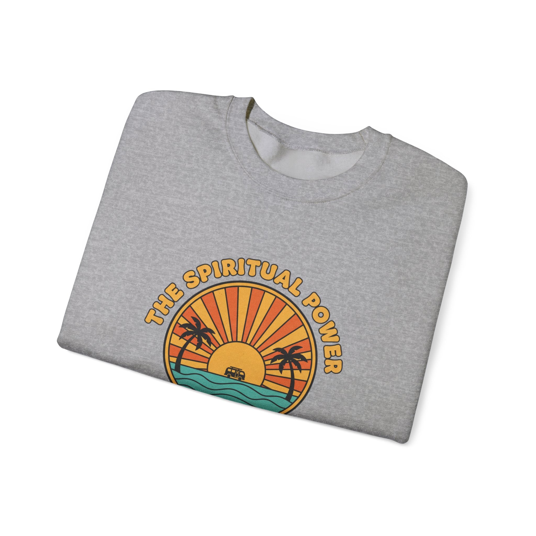 The Spiritual Power of Road Trips | Retro Surf Graphic Christian 70’s Sweatshirt