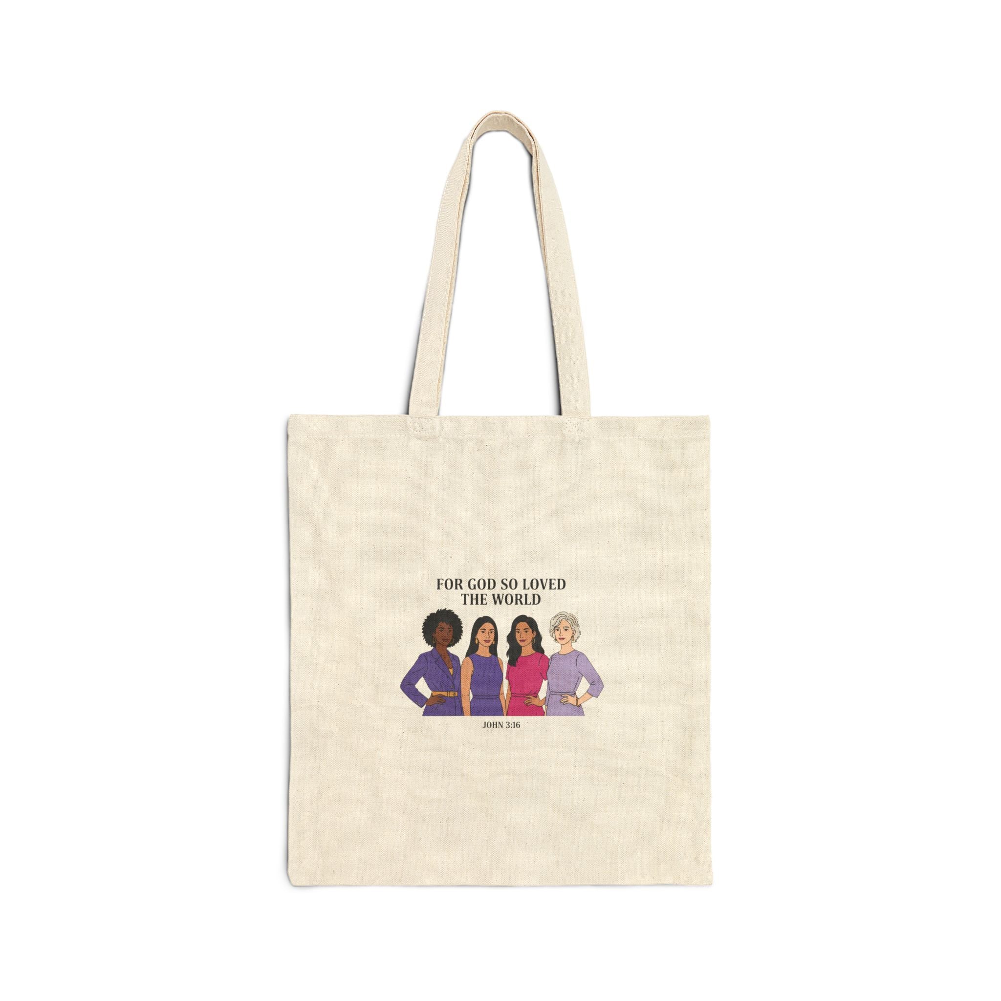 For God so Loved the World Tote | Typography, Equality Design