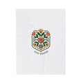 Stay Rooted Folk Botanical Blanket | Hand-Drawn Folk Art, Embroidery Style