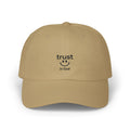 Faith Baseball Cap — "Trust in God" Smiley Dad Hat