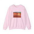 God's Creation Vintage Meditation Sweatshirt — Sunset Dessert Scene