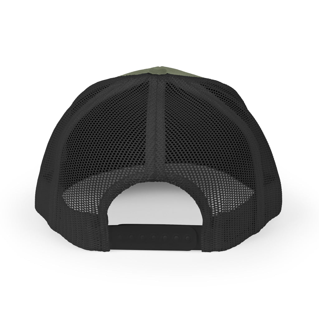 Be Nice Smiley Snapback Trucker Cap — Positive Message Mesh Hat