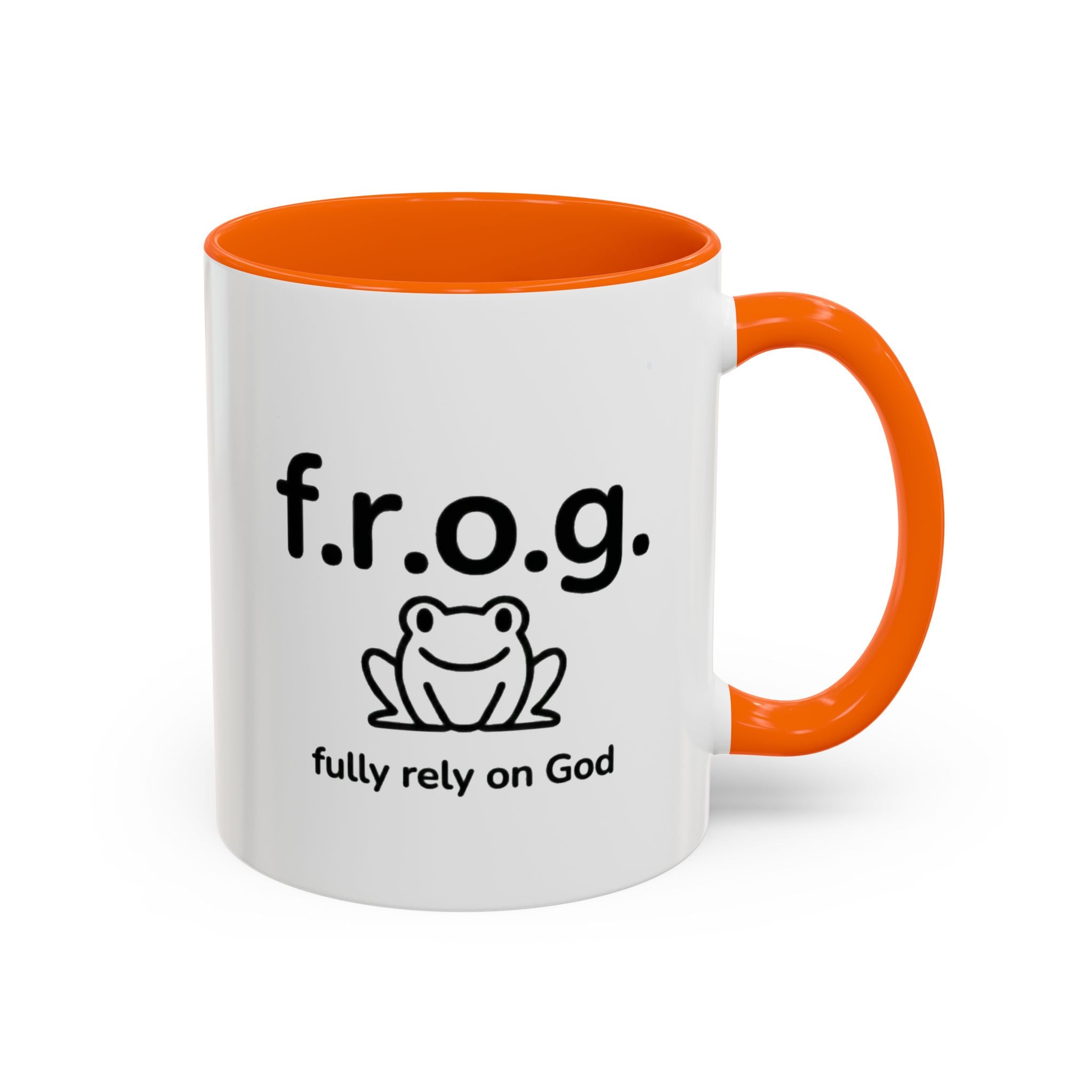Sip, Smile & Fully Rely on God  – FROG Inspirational Mug