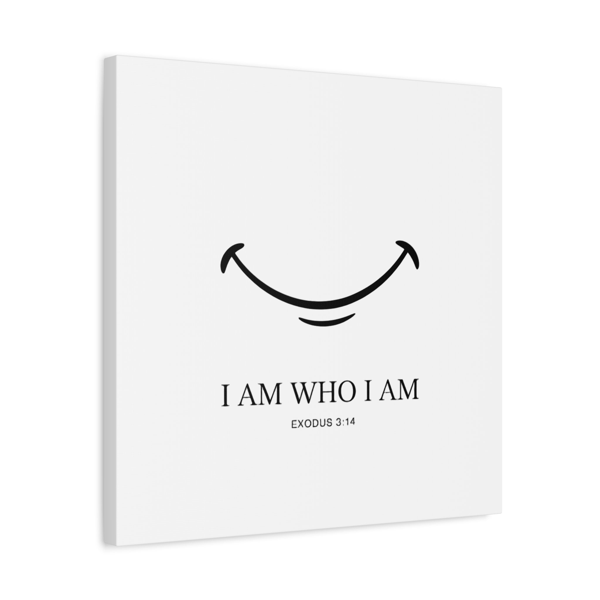 "I Am Who I Am" Exodus 3:14 Matte Canvas