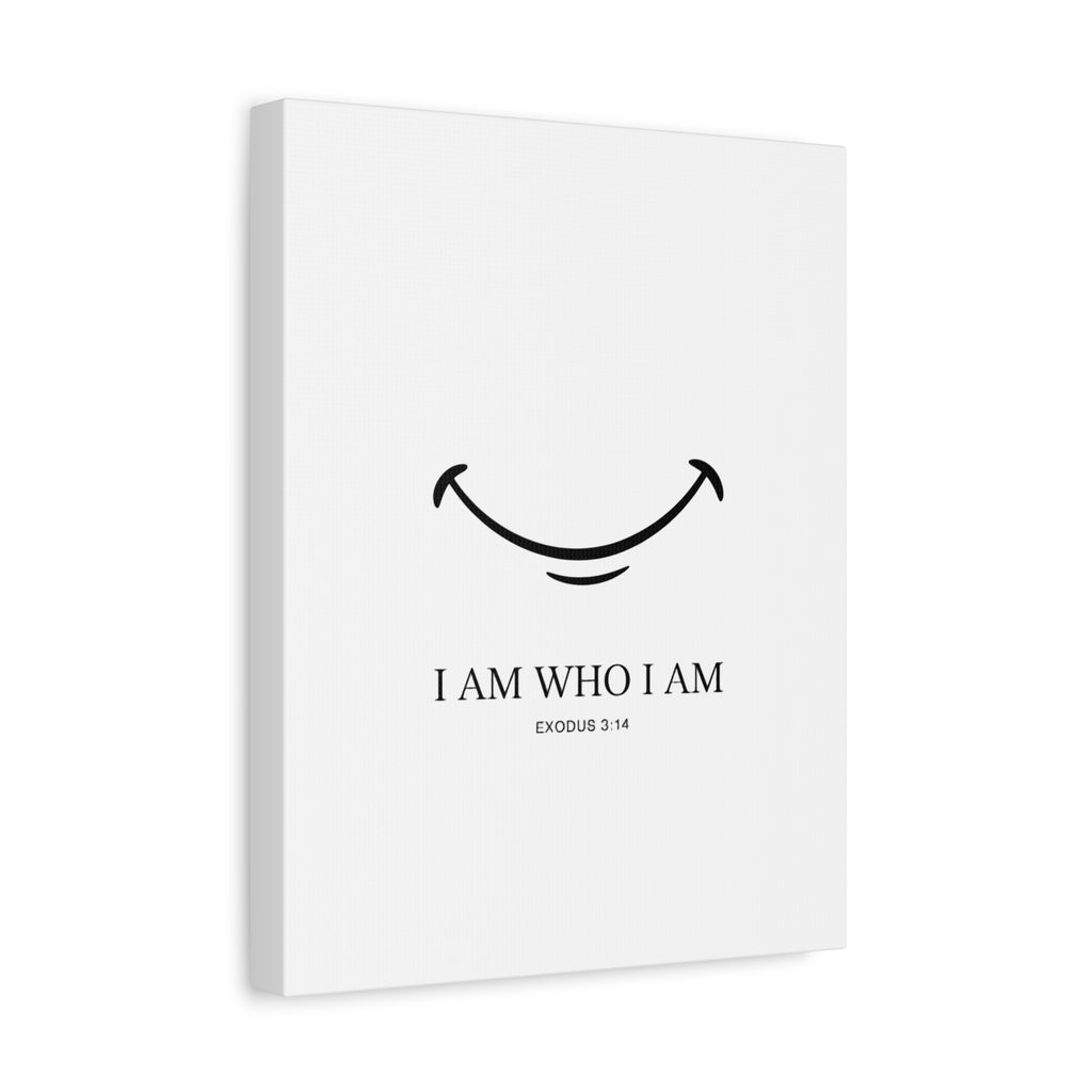 "I Am Who I Am" Exodus 3:14 Matte Canvas