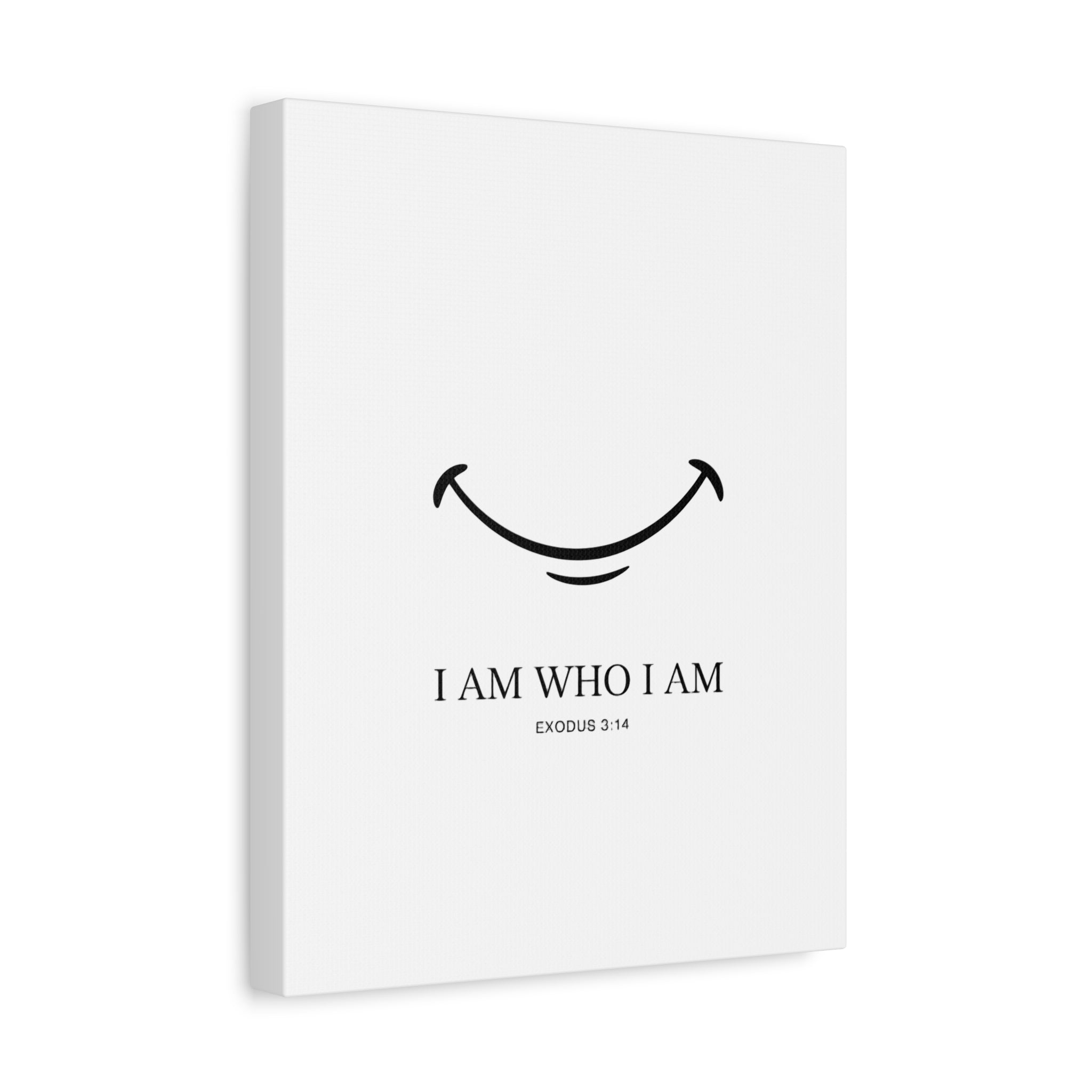 "I Am Who I Am" Exodus 3:14 Matte Canvas