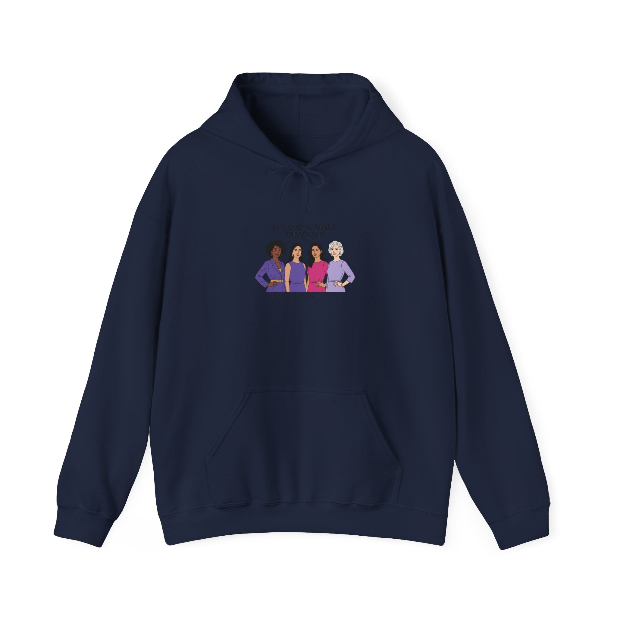 For God so Loved the World Slogan Hoodie | IWD typography, empowerment