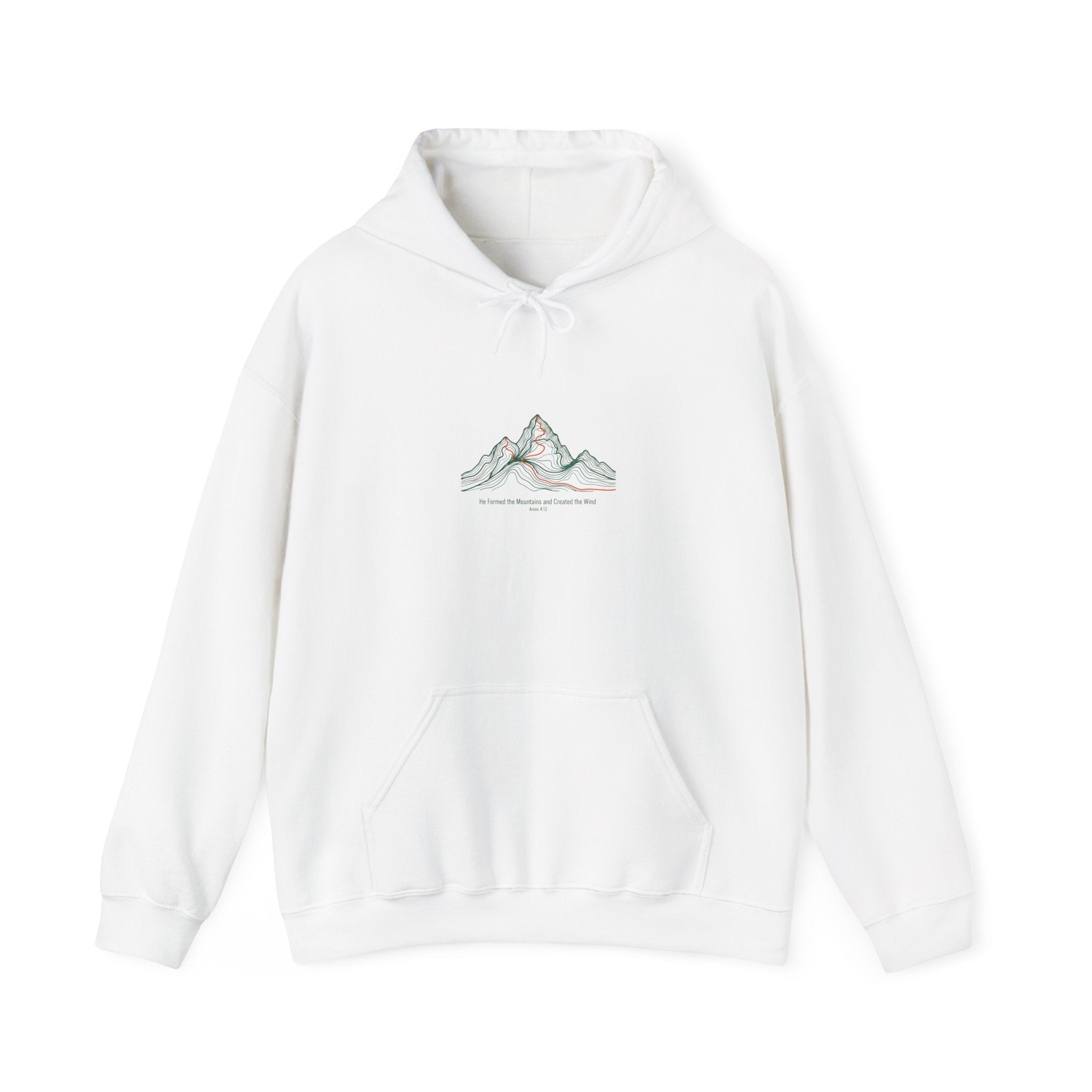Topo Contour Mountain Hoodie | topographic map print, contour line design