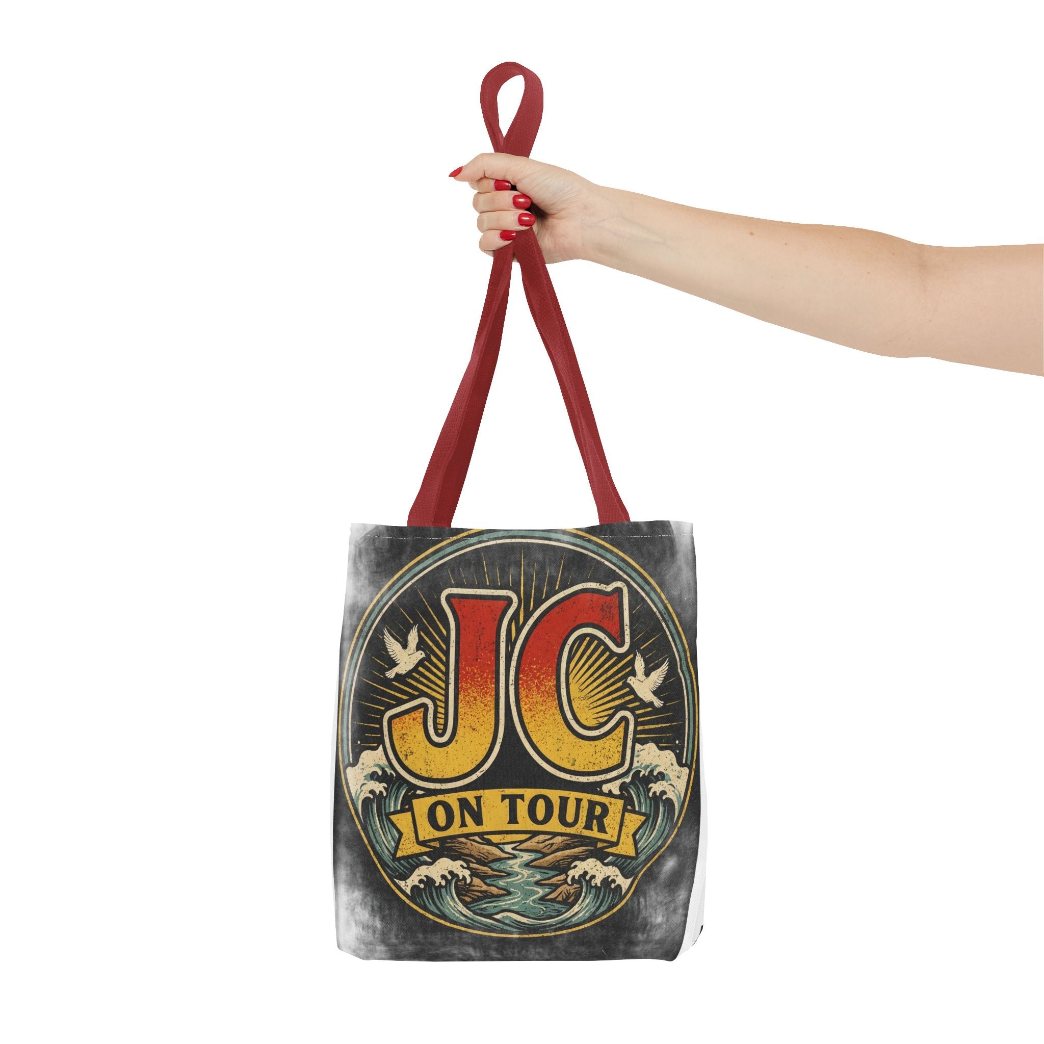 JC On Tour Vintage Graphic Tote Bag