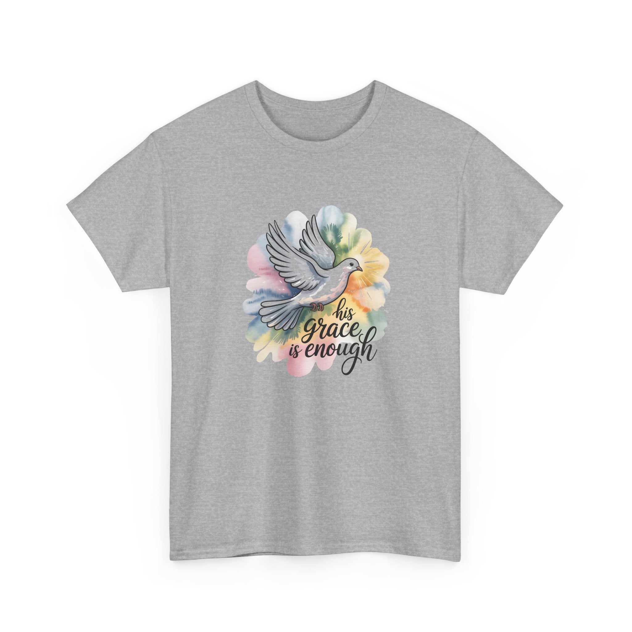 His Grace Is Enough Dove T-Shirt — Inspirational Christian Tee
