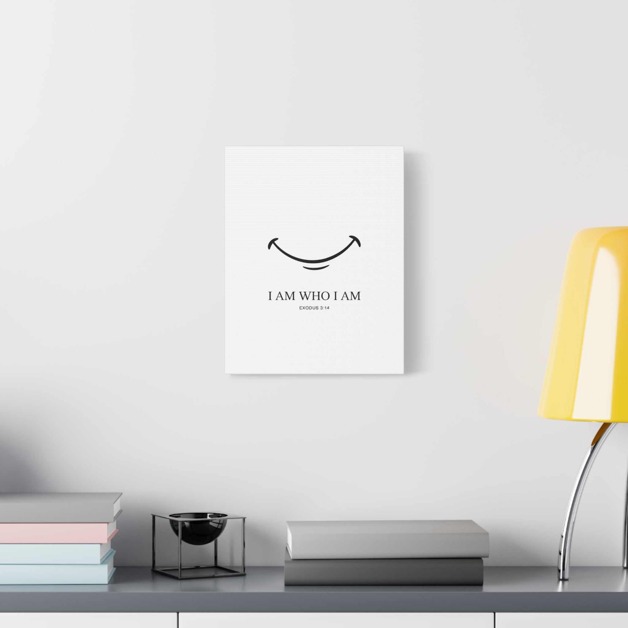 "I Am Who I Am" Exodus 3:14 Matte Canvas
