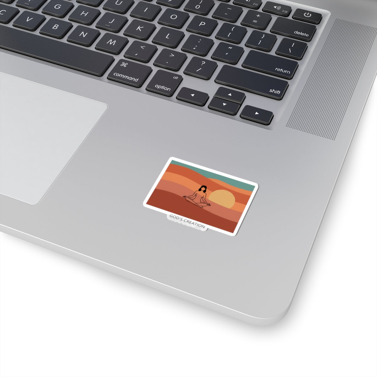 God´s Creation Desert Sunset Mesa Kiss-Cut Stickers | Minimalist Southwestern, adobe-inspired