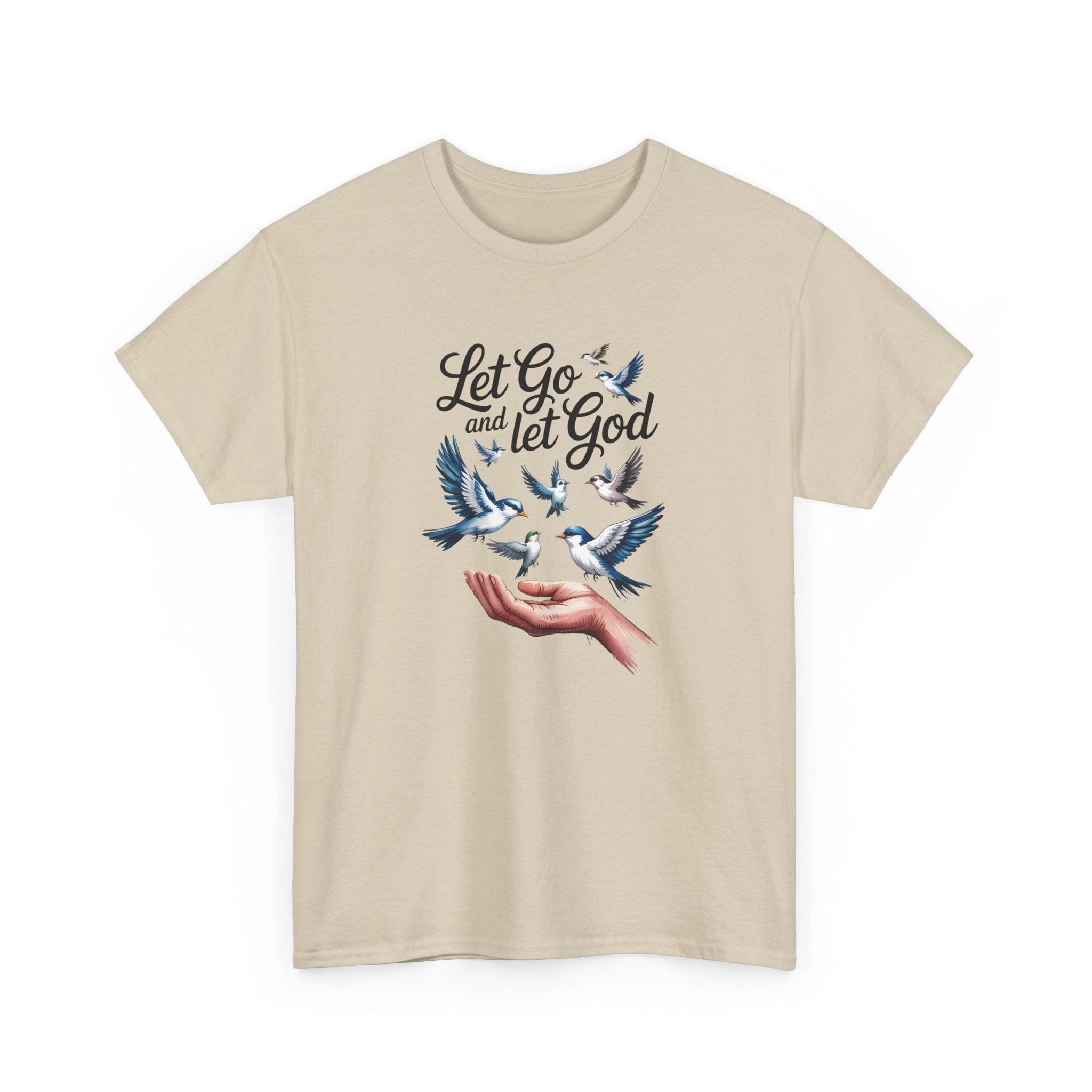 Let Go and Let God Tee — Hand & Flock Faith T-Shirt