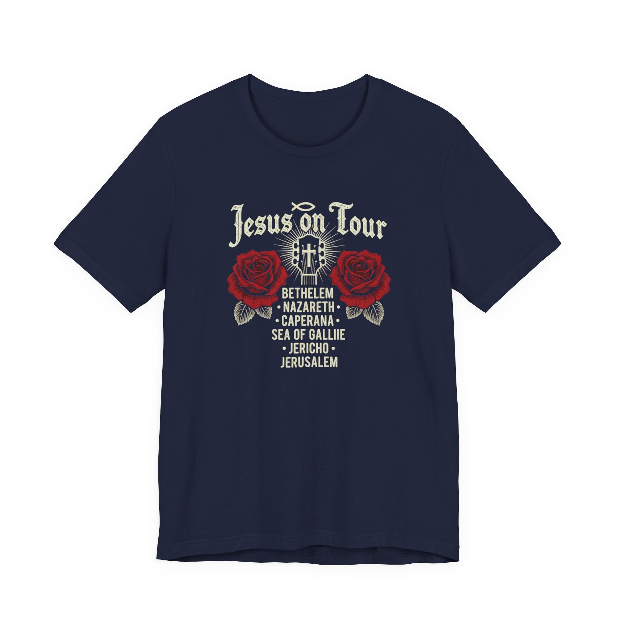 Jesus On Tour – Rock ’n’ Roll T-Shirt