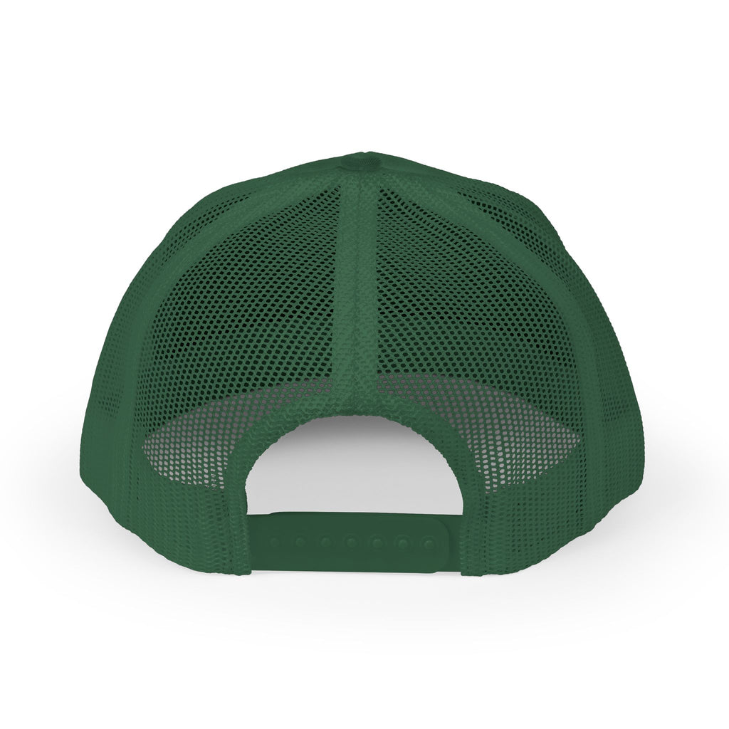 Be Nice Smiley Snapback Trucker Cap — Positive Message Mesh Hat