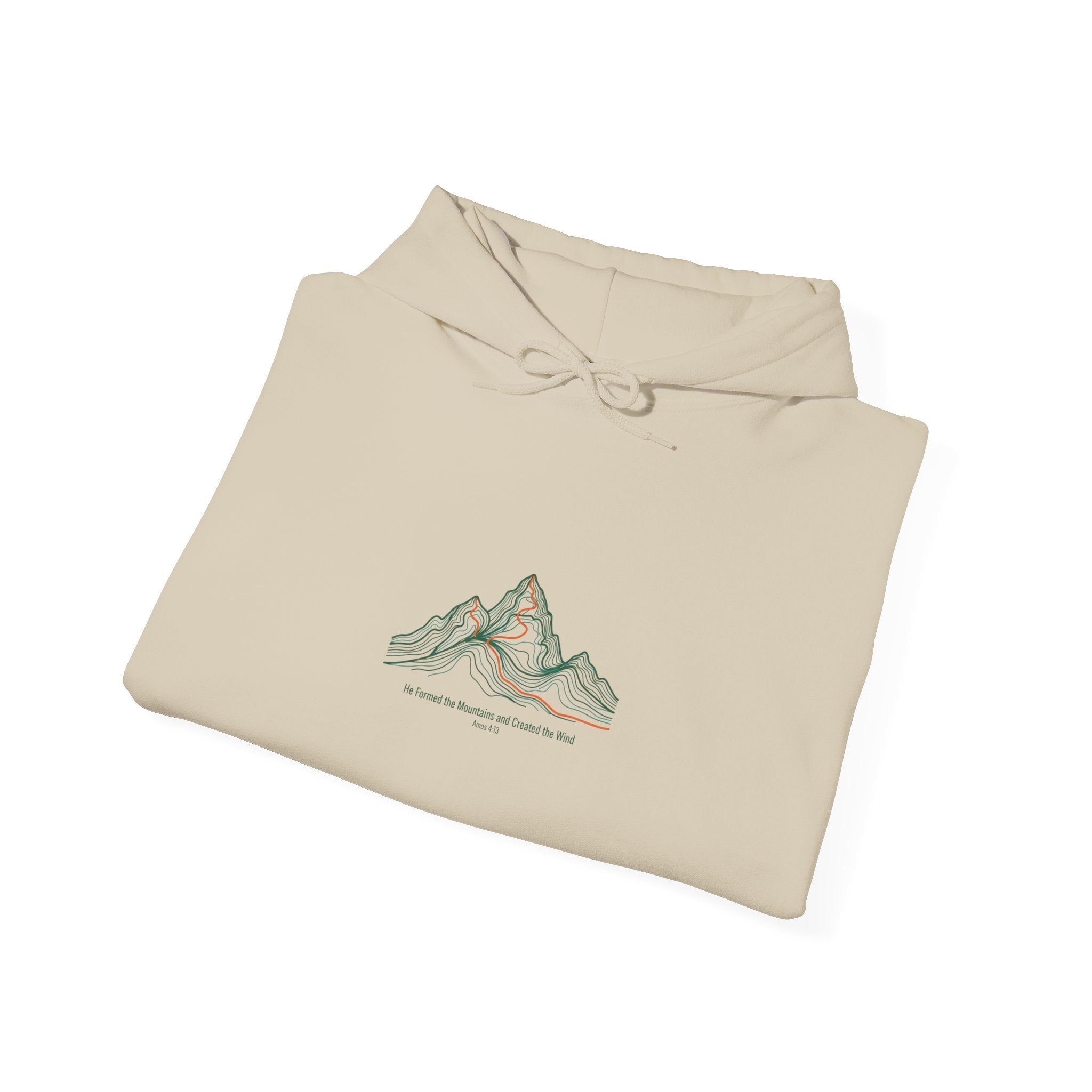 Topo Contour Mountain Hoodie | topographic map print, contour line design
