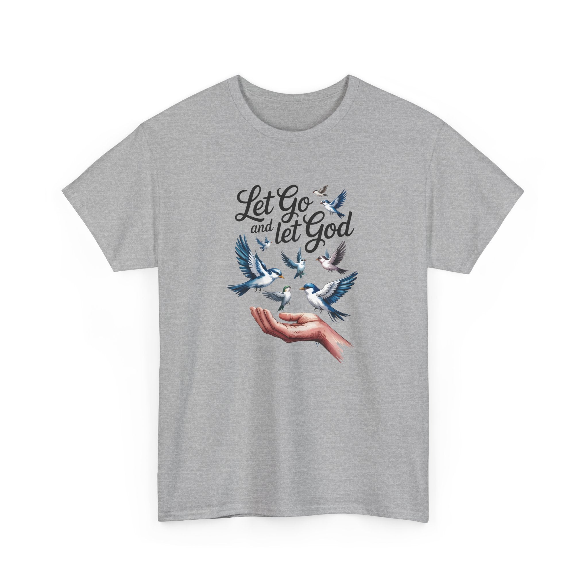 Let Go and Let God Tee — Hand & Flock Faith T-Shirt