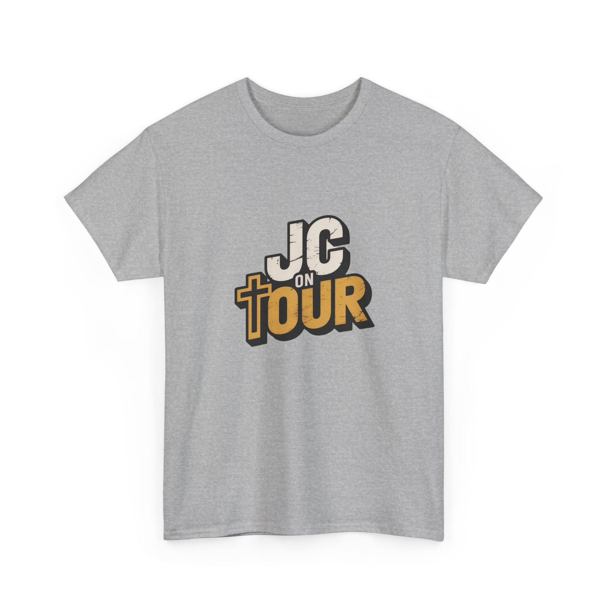 JC On Tour Christian T-Shirt — Funny Jesus Tee for Faith-Based Gifts