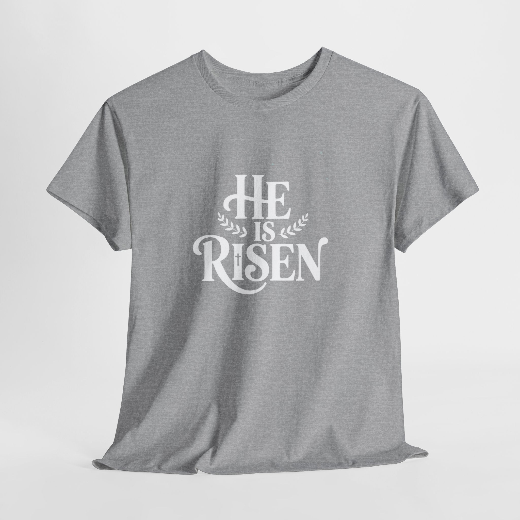 He Is Risen Christian T-Shirt — Faith Tee