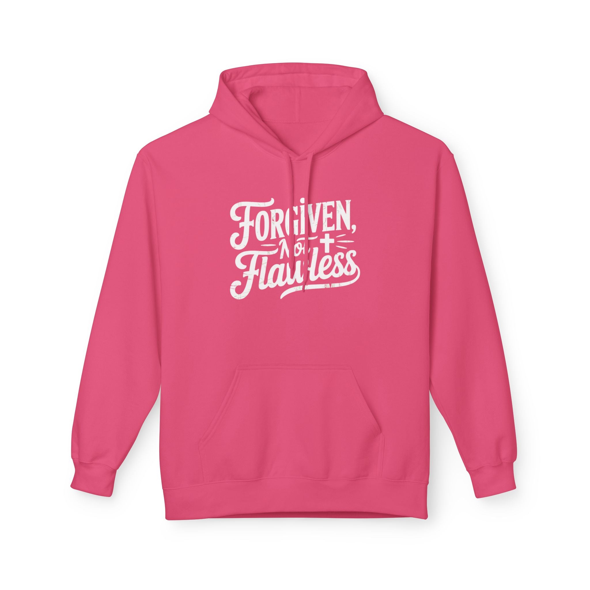 Forgiven Not Flawless - Christian Faith Hoodie