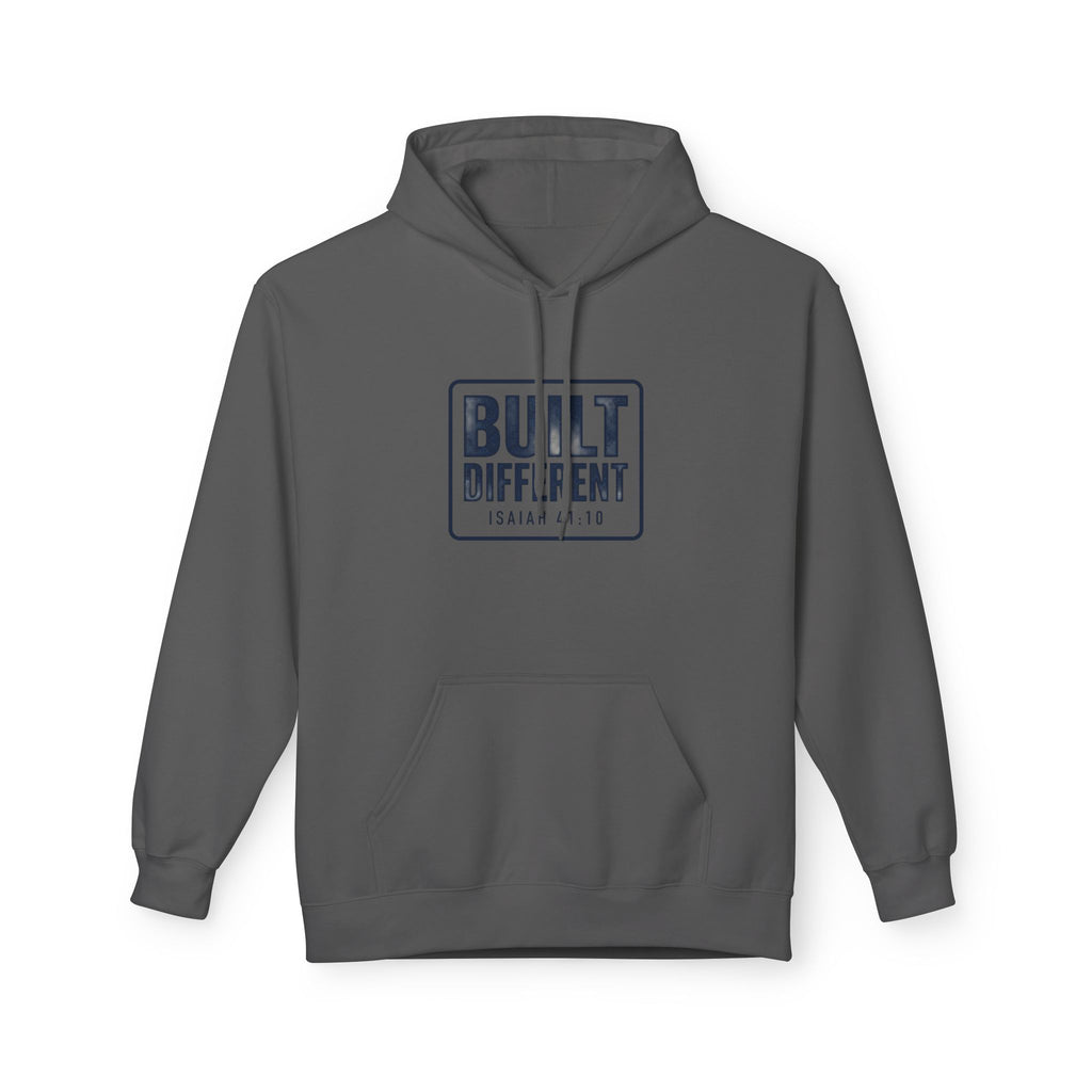 Built Different Hoodie — Motivational Graphic Pullover
