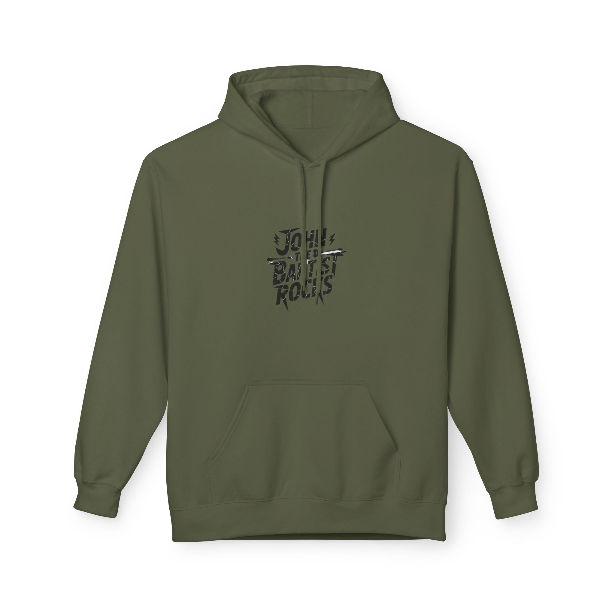 John the Baptist Rocks Hoodie — Christian Faith Graphic Pullover