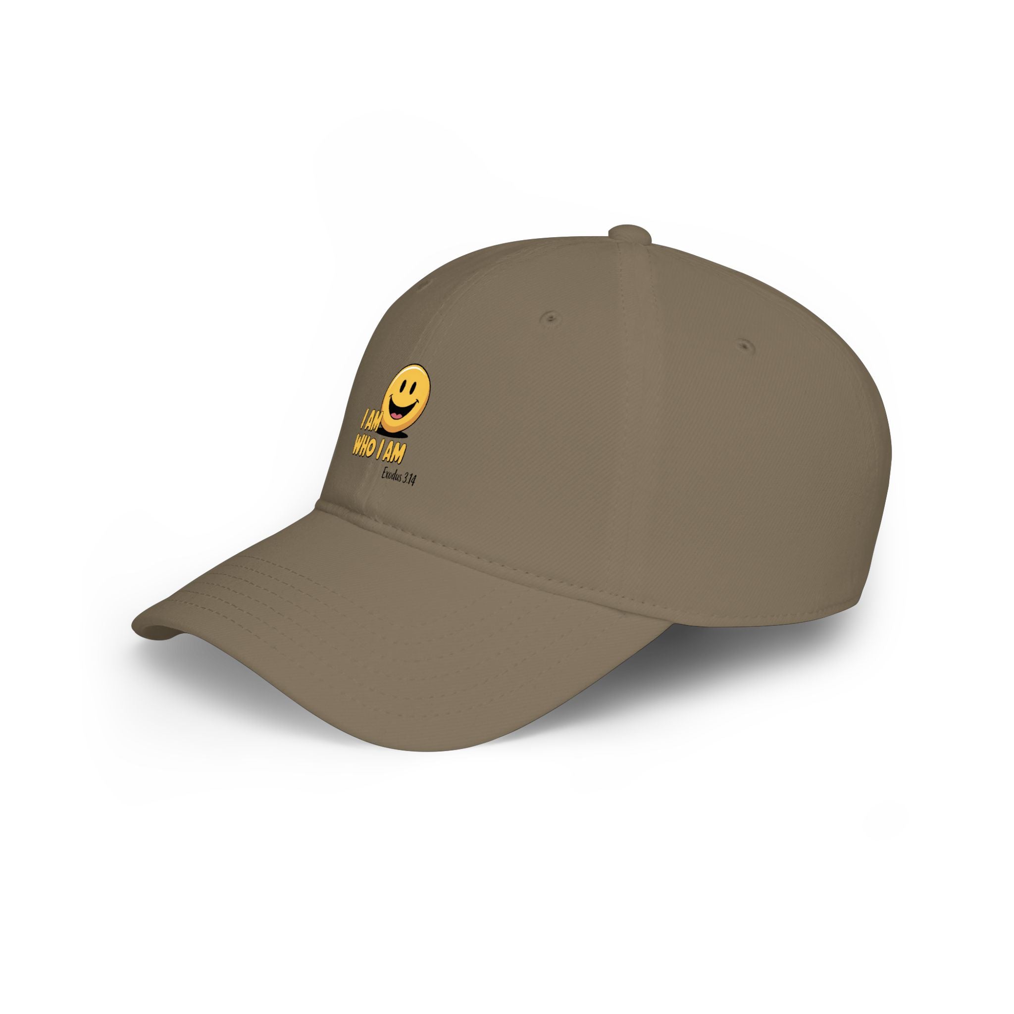 Smiley 'I Am Who I Am' Low Profile Baseball Cap